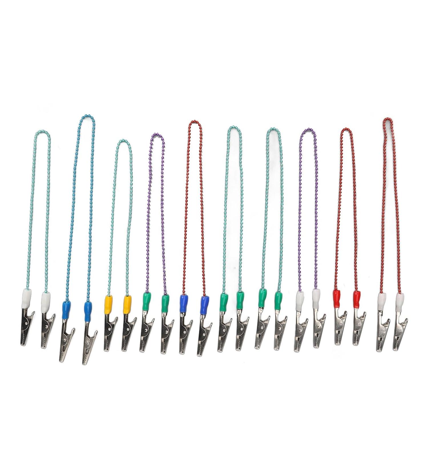 Stainless Steel Bib Holder Clips - Double Head Napkin Clips for Dentistry | Easy to Clean & Sterilize - Buy Online on GoSupps.com