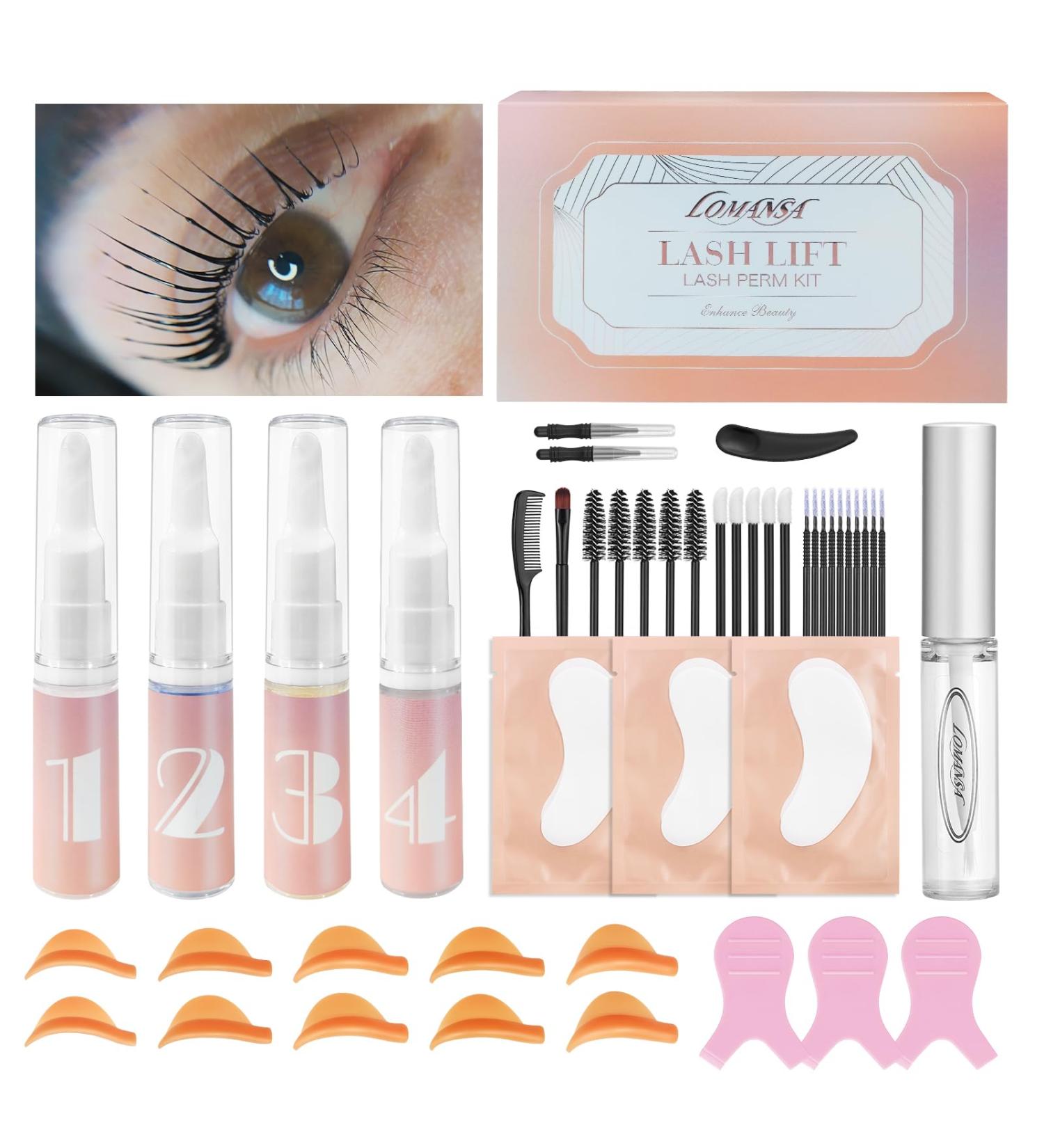 Lash Lift Kit - Eyelash Perm for Instant Curling & Lifting | Salon-Quality C Curl Pads & Instructions - Buy Online on GoSupps.com