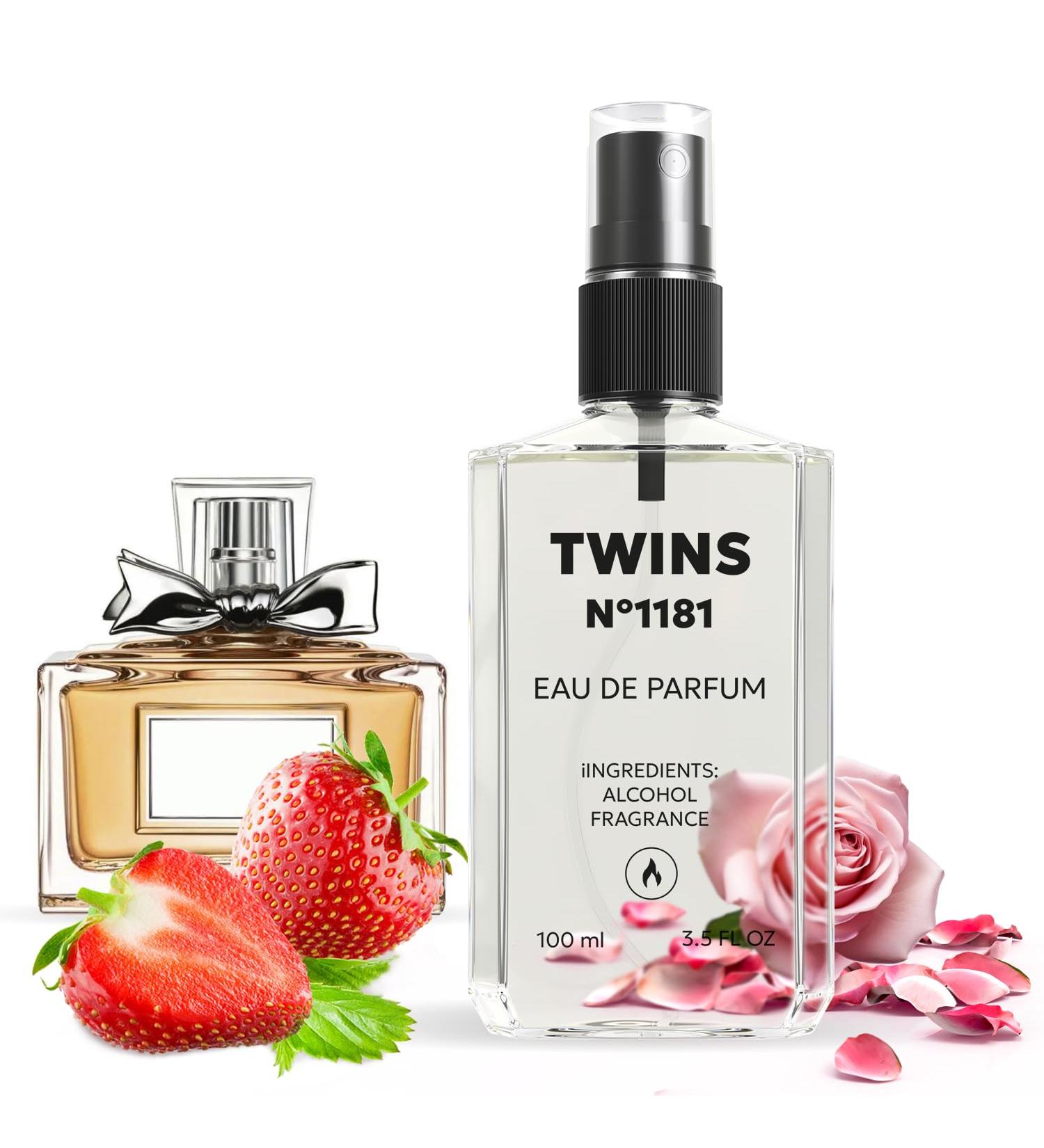 TWINS Impression of Miss Cherie | Perfume for Women Eau de Parfum | No.1181 | 3.4 Fl Oz / 100 ml Dior Miss Dior Cherie Eau De Parfum Impression - Buy Online on GoSupps.com