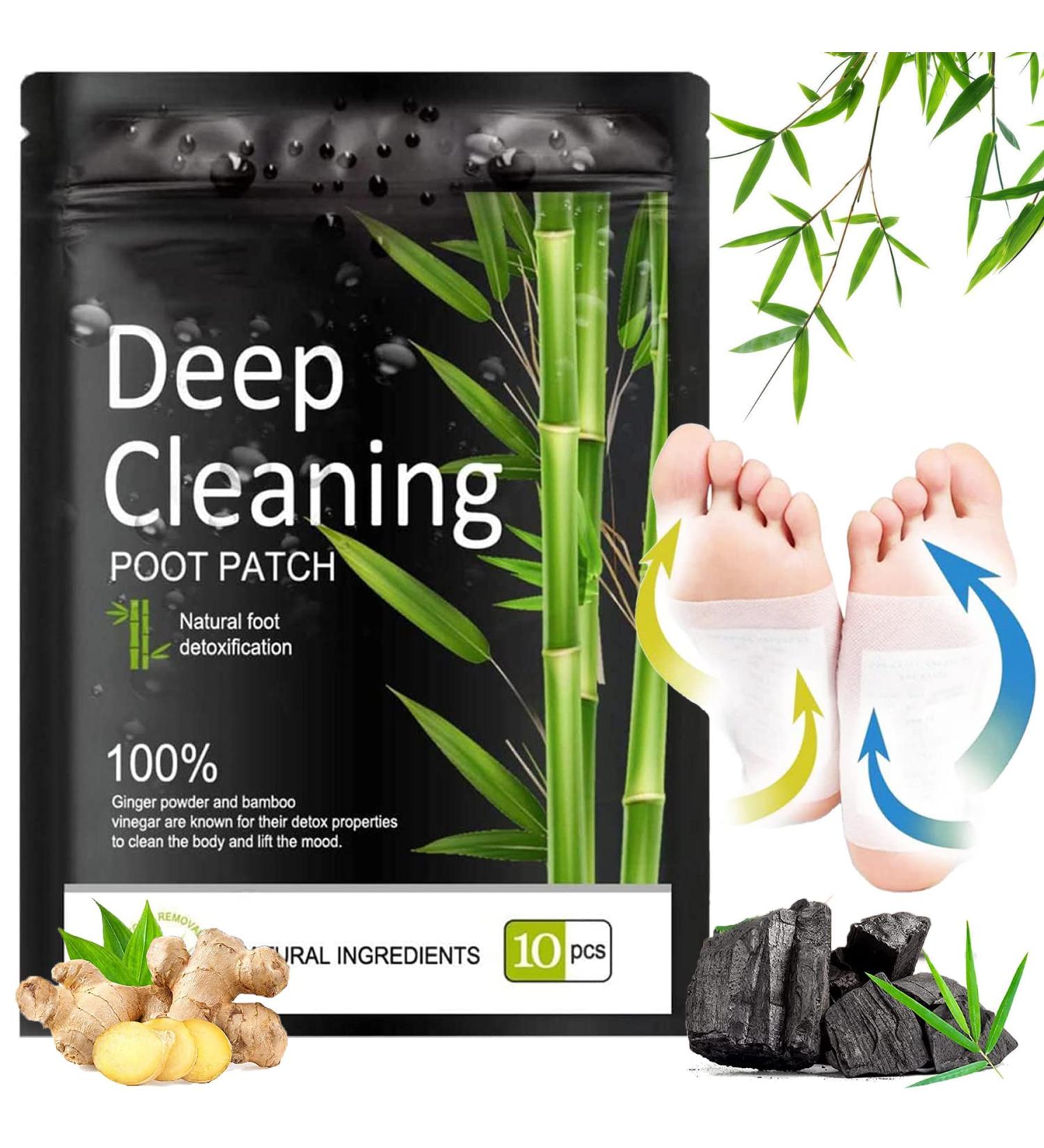 10PCS Detox Foot Pads - Natural Detox Plaster for Deep Cleansing & Foot Care | Improve Sleep & Blood Circulation - Buy Online on GoSupps.com