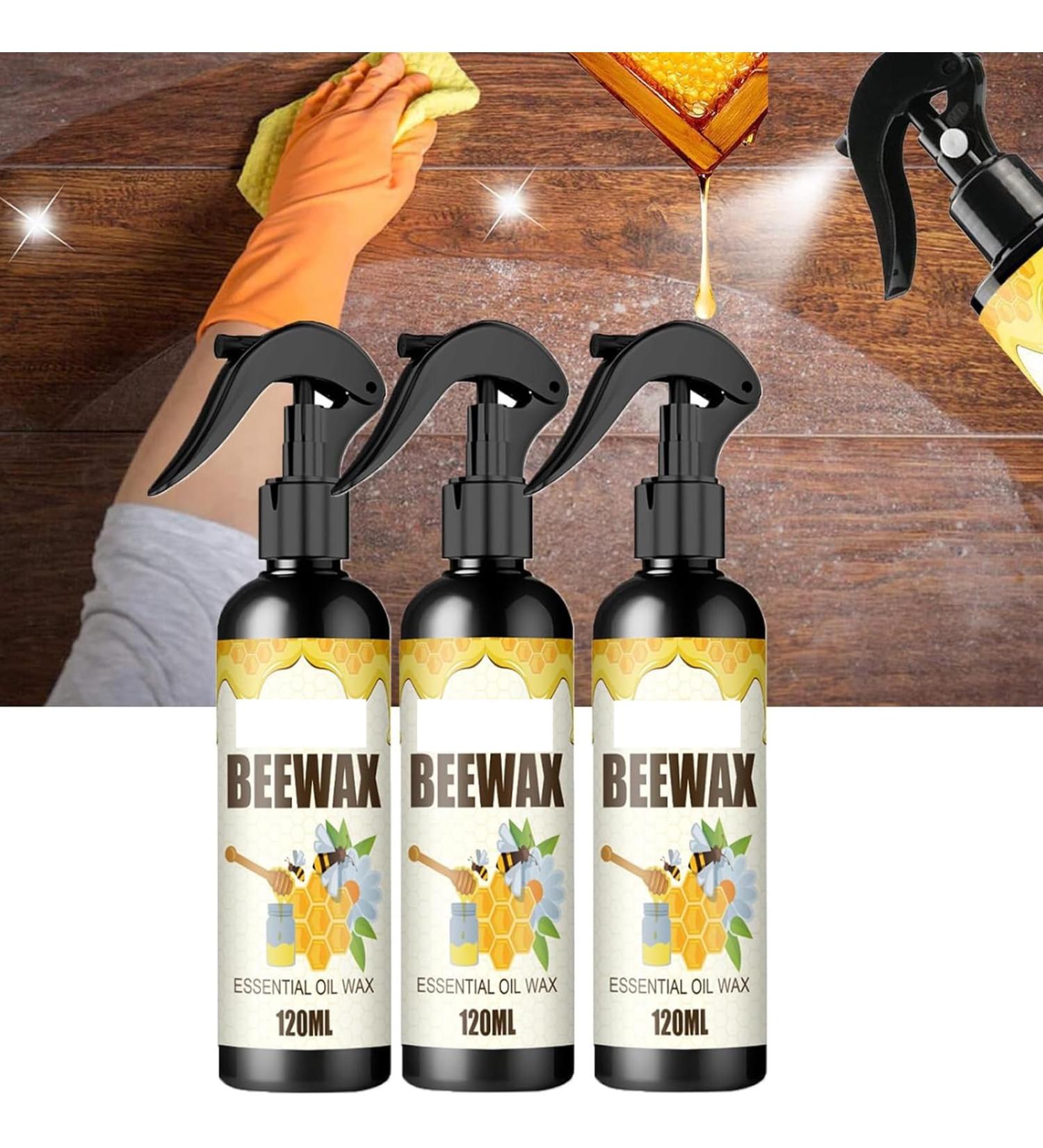 Beeswax Furniture Polish 2023 New Best Natural Micro-Molecularized Beeswax Spray for Wood Floor Bees Wax Furniture Polish and Cleaner (3pcs) - Buy Online on GoSupps.com