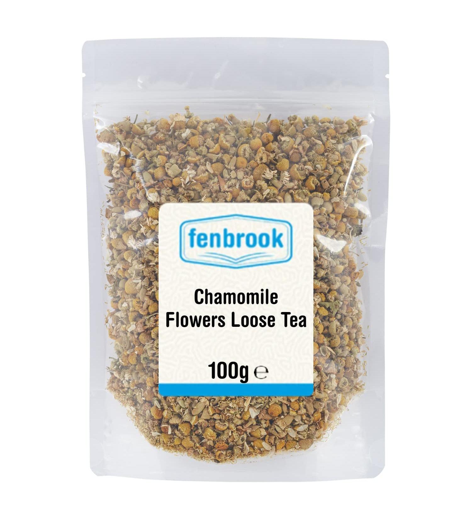 Chamomile Flowers Loose Tea 100g by Fenbrook - Buy Online on GoSupps.com