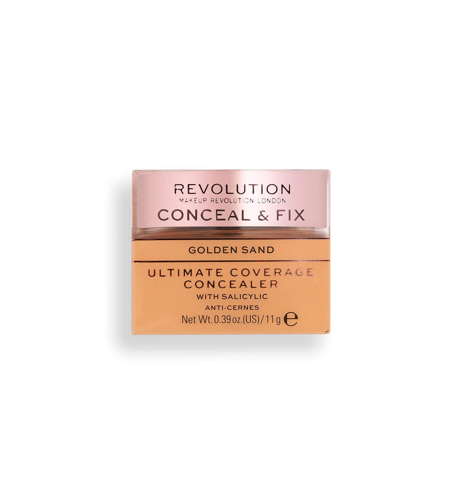  Revolution Beauty London Revolution Beauty London Conceal and Fix Ultimate Coverage Corrector Golden Sand 11 g - Buy Online on GoSupps.com