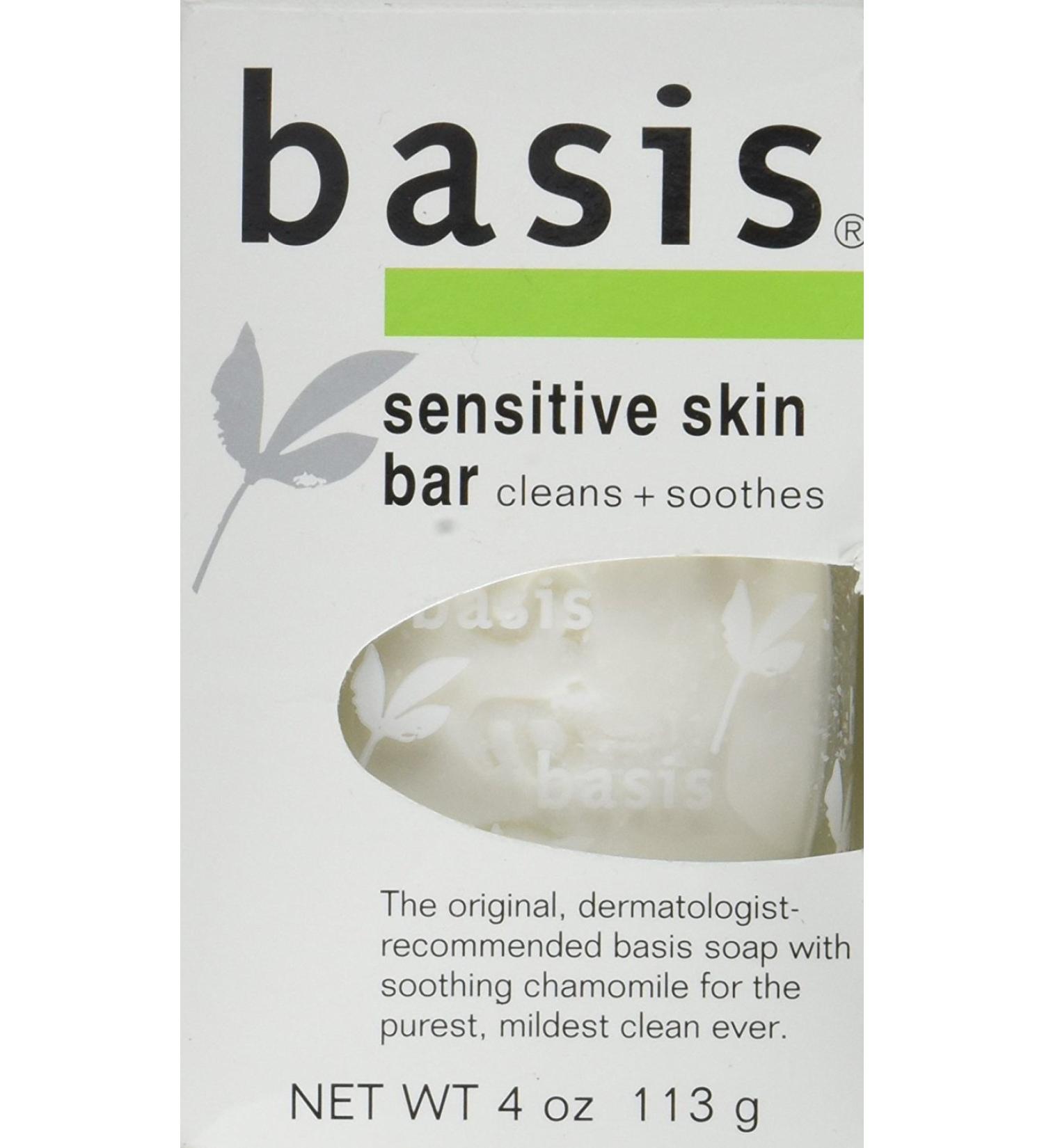 Basis Sensitive Skin Cleansing Bar 4 oz