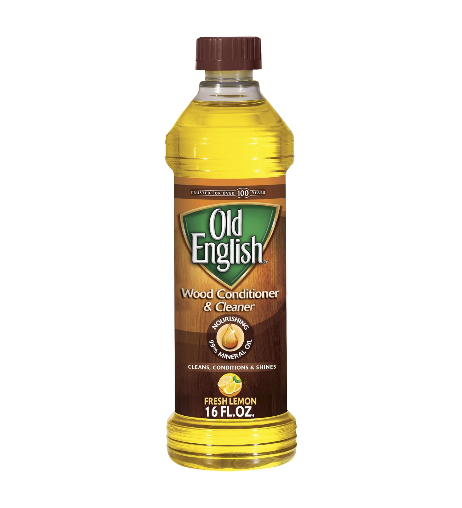 Old English Lemon Oil 16 Fl Oz - Natural Wood Polish and Conditioner - Buy Online on GoSupps.com