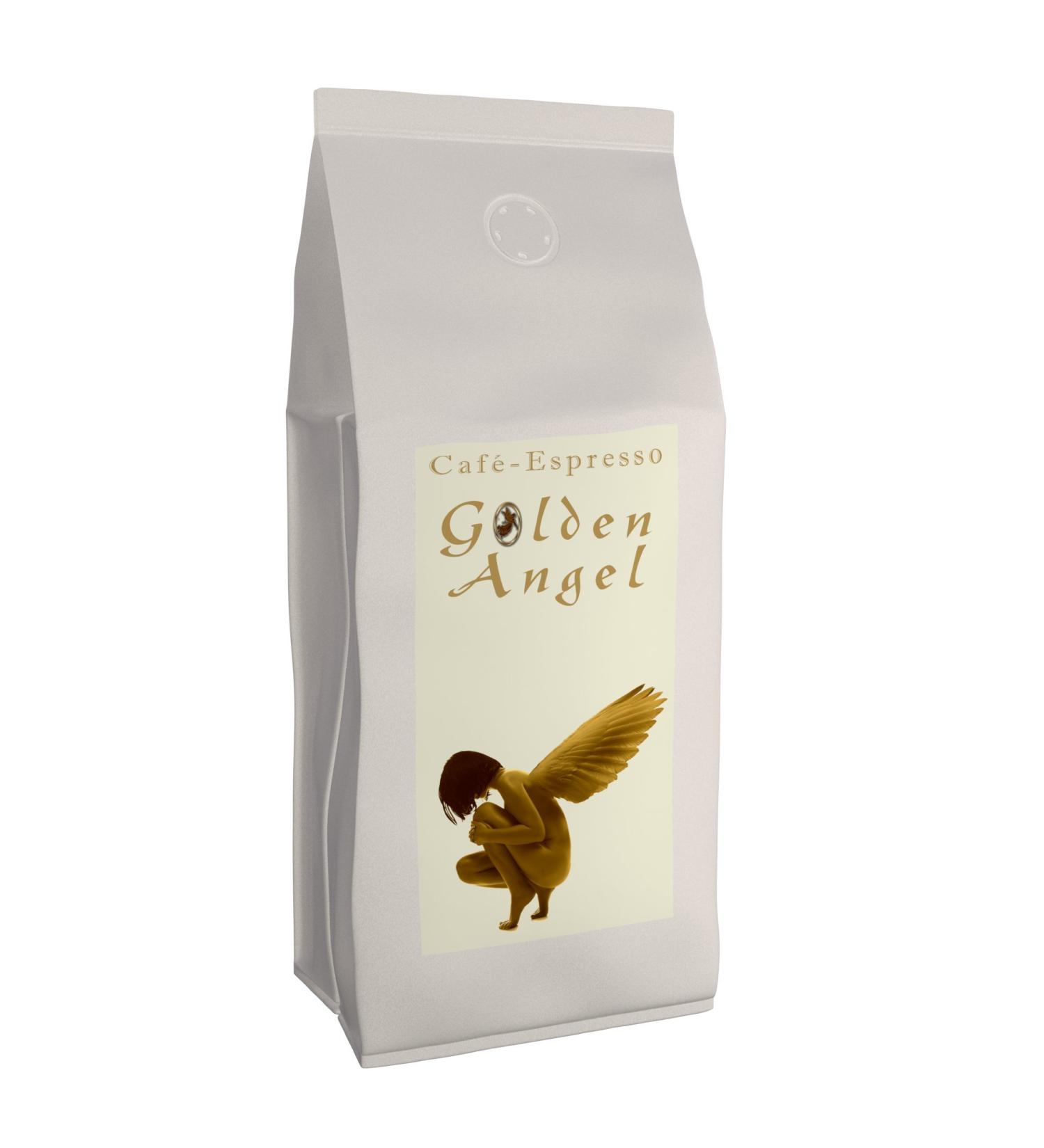 C&T Espresso Coffee - "Golden Angel" 100% Arabica Coffee Beans (ground 500g) - Premium Coffee - Low Acidity - Smooth and Freshly Ground - Buy Online on GoSupps.com