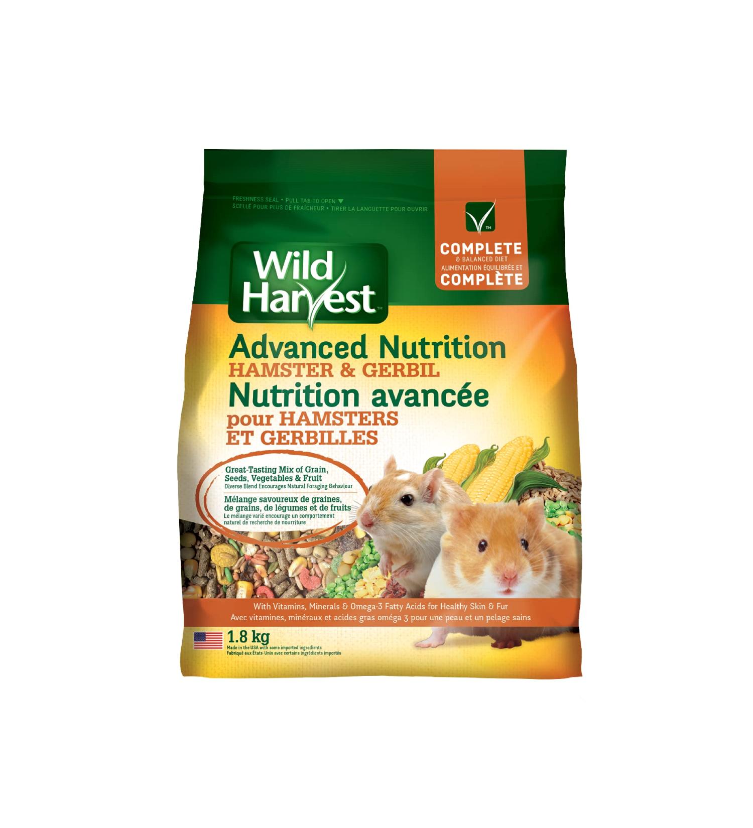 Wild Harvest Advanced Nutrition Diet Hamster/Gerbil 4lb Yellow - Buy Online on GoSupps.com