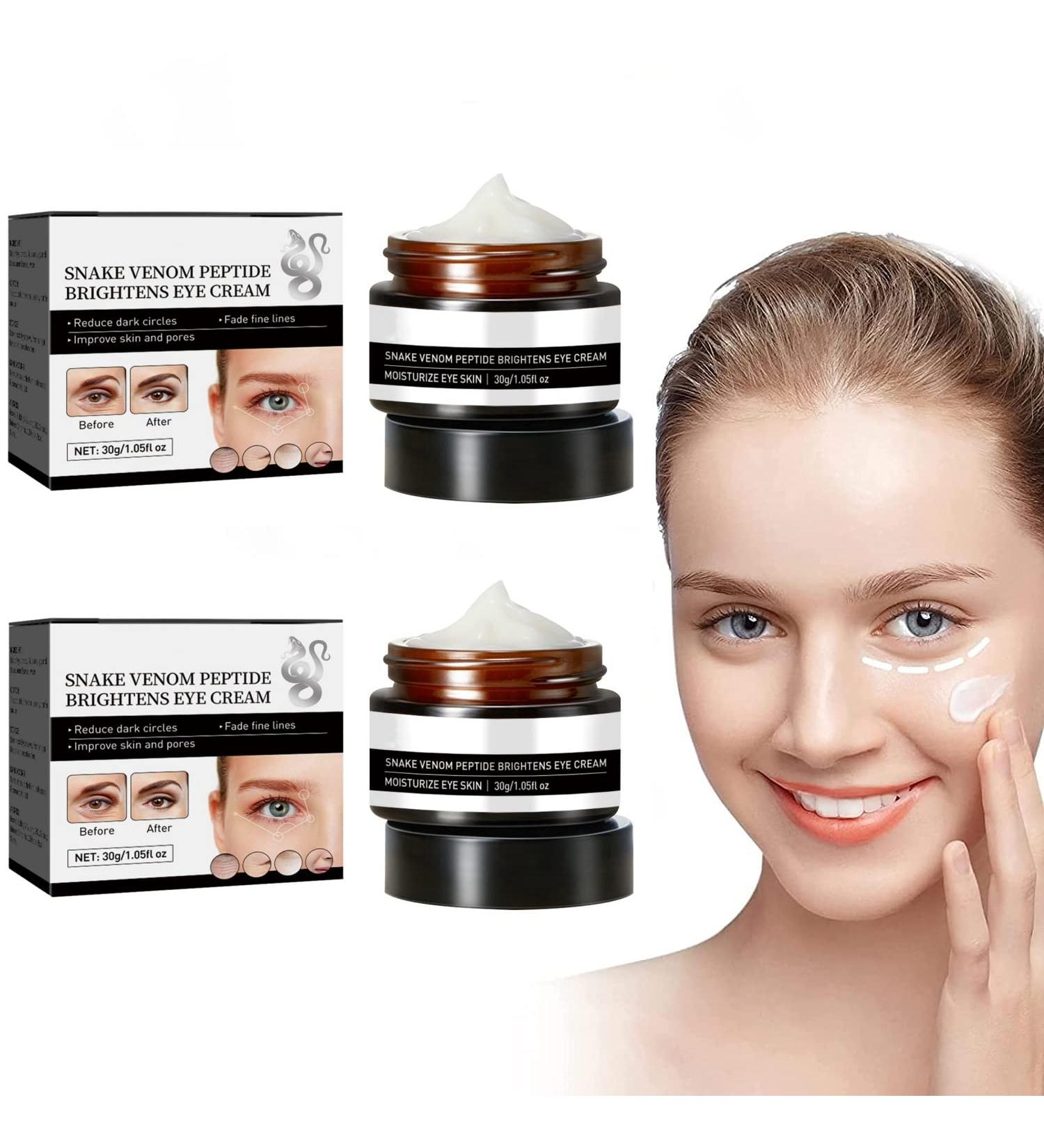 Beepow 2PCS Verfons Firming Snake Venom Eye Cream - Anti-Aging & Instant Eye Bag Removal - Buy Online on GoSupps.com