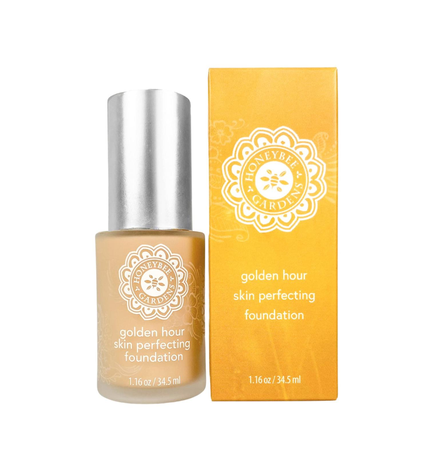 Honeybee Gardens Liquid Foundation - Luminous Finish | Natural and Vegan Makeup - Buy Online on GoSupps.com