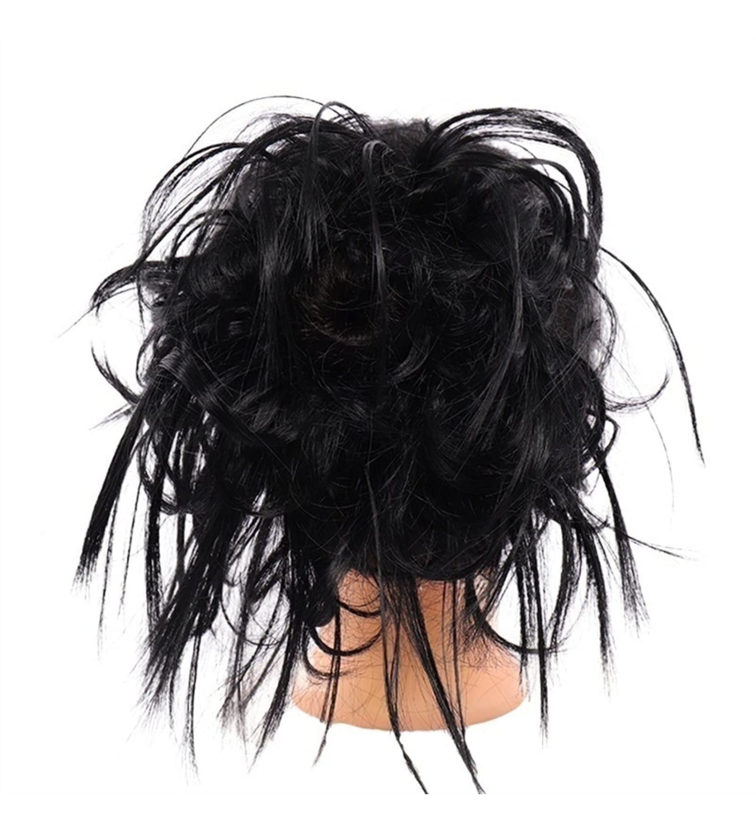 Messy Bun Hair Piece for Women Synthetic Tousled Updo Messy Bun Hair Pieces Hair Scrunchies Extensions with Elastic Band Ponytails Hair Extensions for Women Fake Hair Accessories for Women Girls 1B# - Buy Online on GoSupps.com