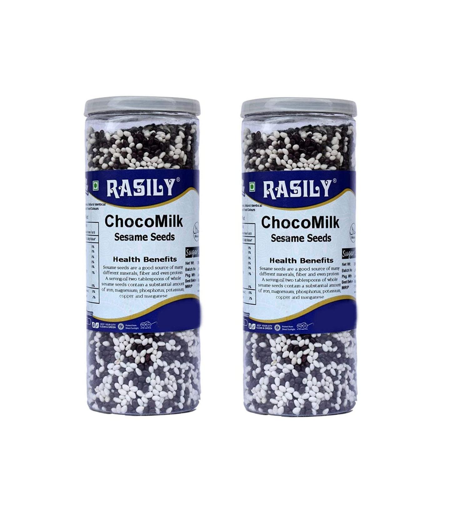 Rasily ChocoMilk Sesame Seeds 280g (Pack of 2)_Packing May Vary - Buy Online on GoSupps.com