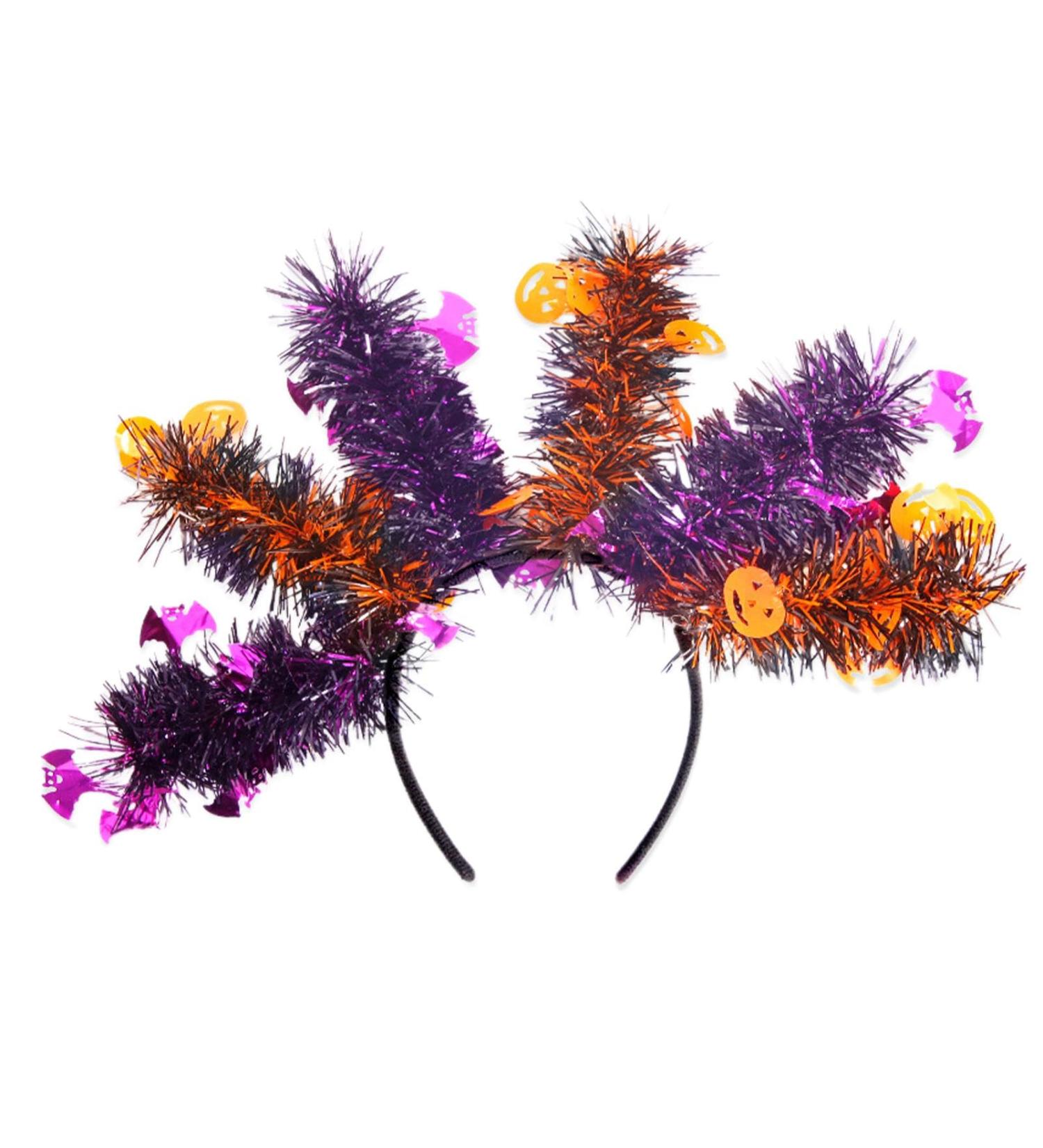 Halloween Headband | Colorful Wool Strips Halloween Costume Headbands - Halloween Headwear Cosplay Props for Favors Bat Pumpkin - Buy Online on GoSupps.com