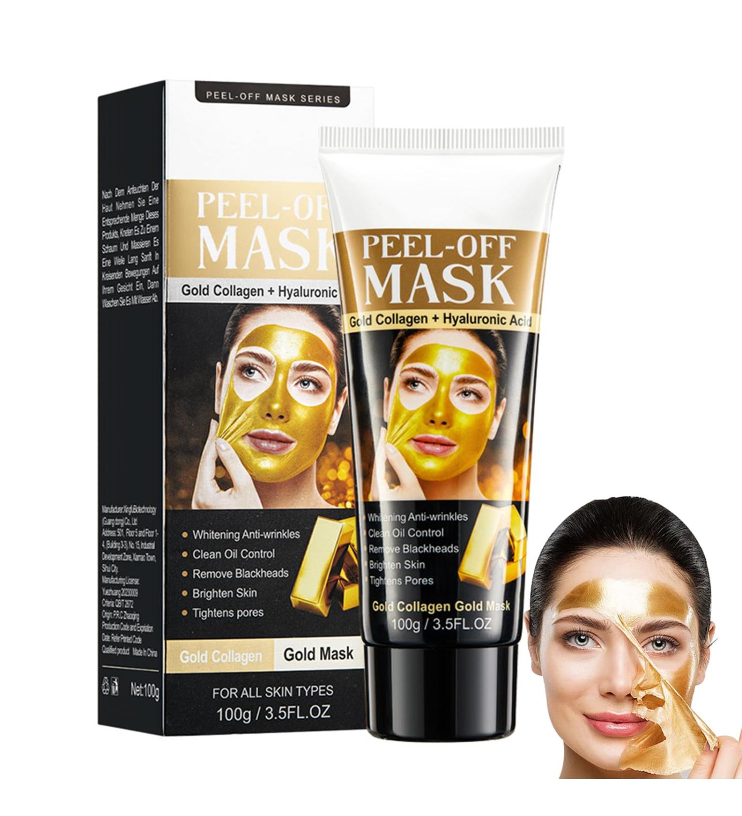 HOUSN Cleansing face mask anti-blackhead to hydrate cleanse and brighten oil control 100g of golden collagen - Buy Online on GoSupps.com