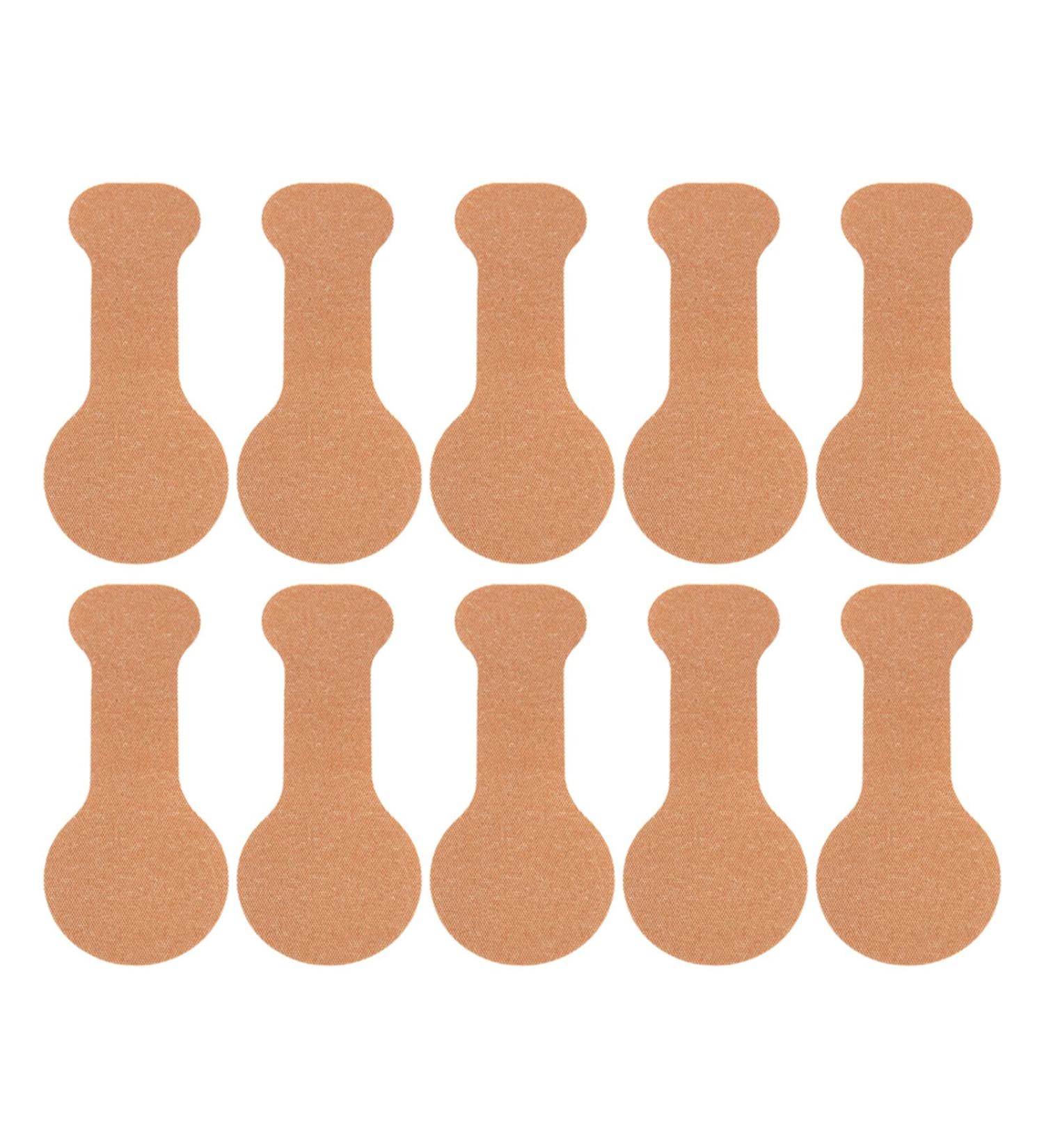 10pcs Adhesive Toe Straightener Patch - Heal & Protect Big Toe - Elastic Turf Toe Wrap Brace for Soreness Reduction - Buy Online on GoSupps.com