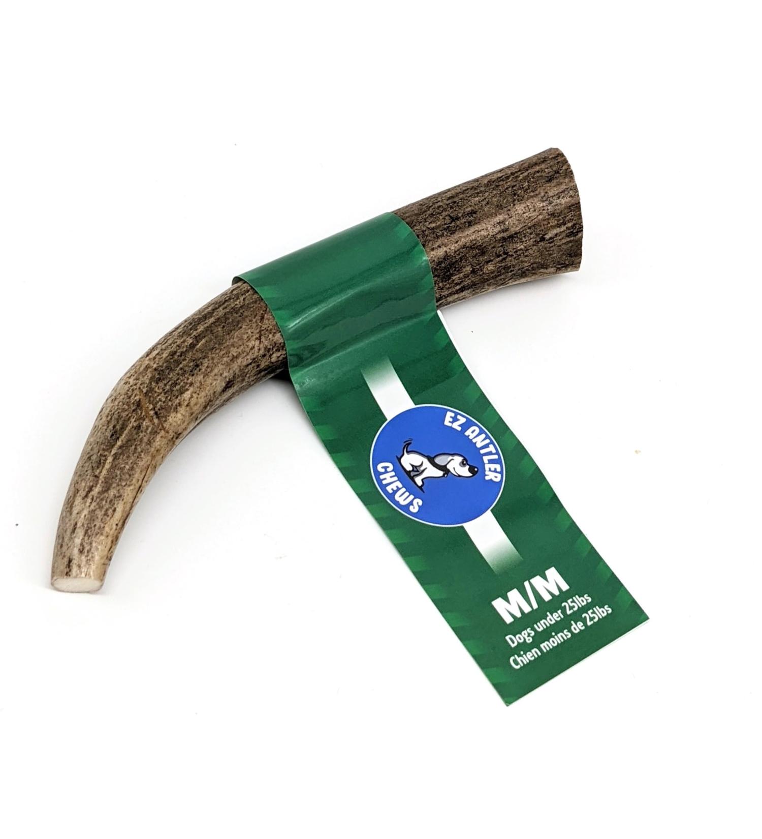 EZ Antler Chews - Deer Antlers for Dogs - Medium Whole - Dog Under 25Lbs - Long Lasting Dog Treats Dog Chews - Marrow Bone Dog Treats - Naturally Shed Preservative Free Cruelty Free - Antler Dog Chew - Buy Online on GoSupps.com