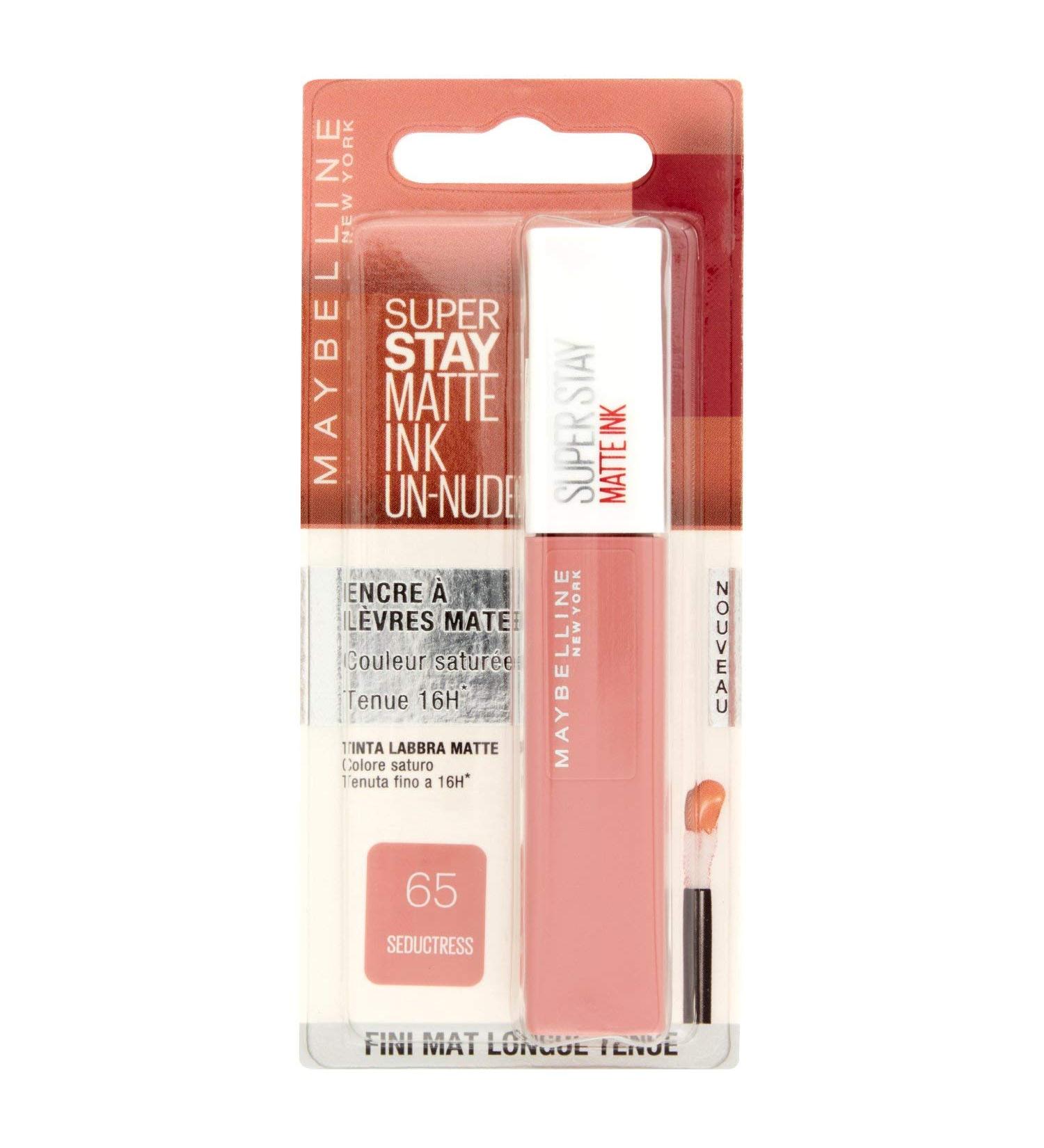 Superstay Matte Ink 65 Seductress - Long-Lasting Liquid Lipstick | International Shipping Available - Buy Online on GoSupps.com