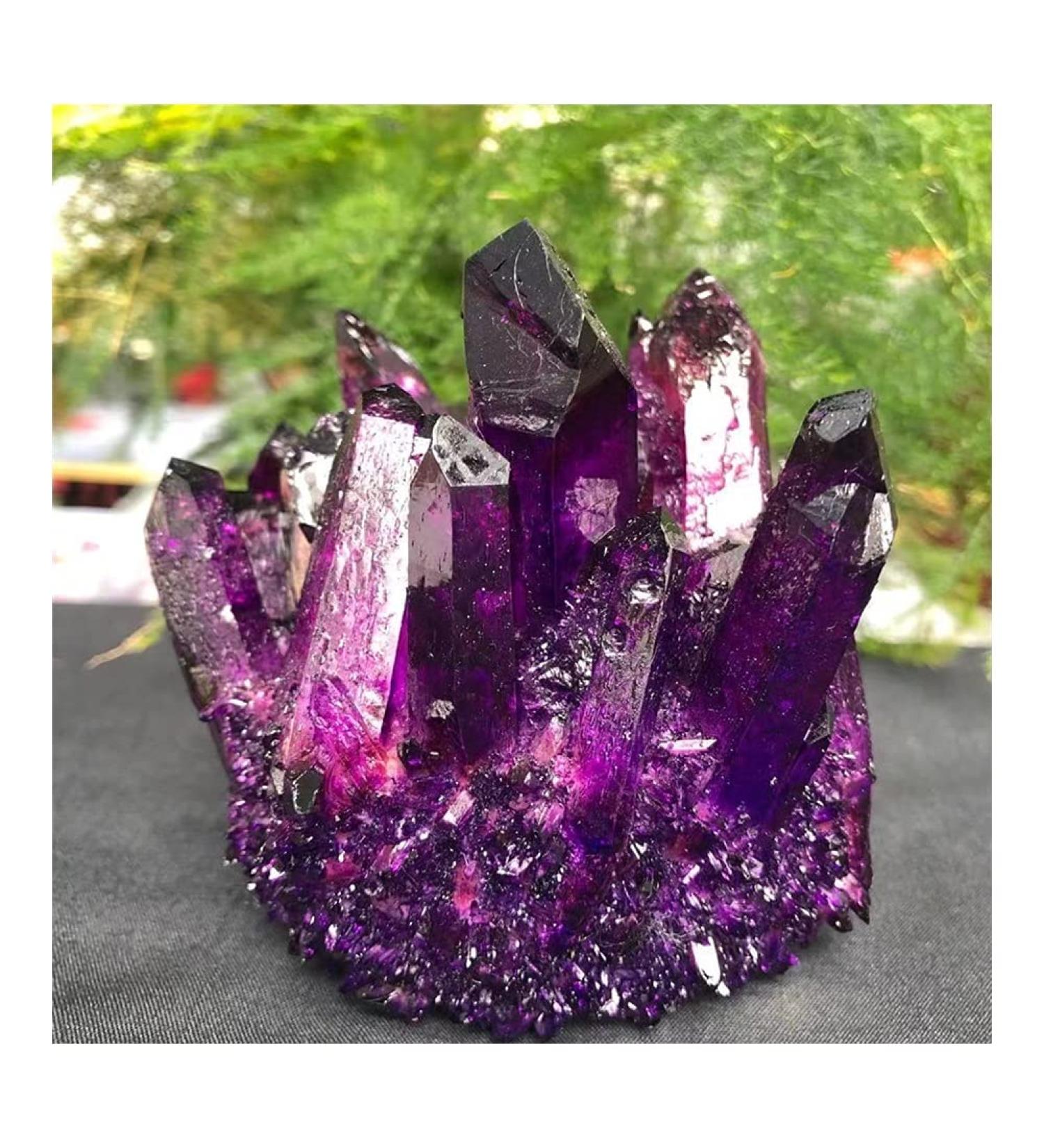 Natural Crystal Rough 1pc 650g-700G Natural Crystal Cluster Amethyst Ore Purple Quartz Stone Raw Crystals Home Crafts 697g 1pc - Buy Online on GoSupps.com
