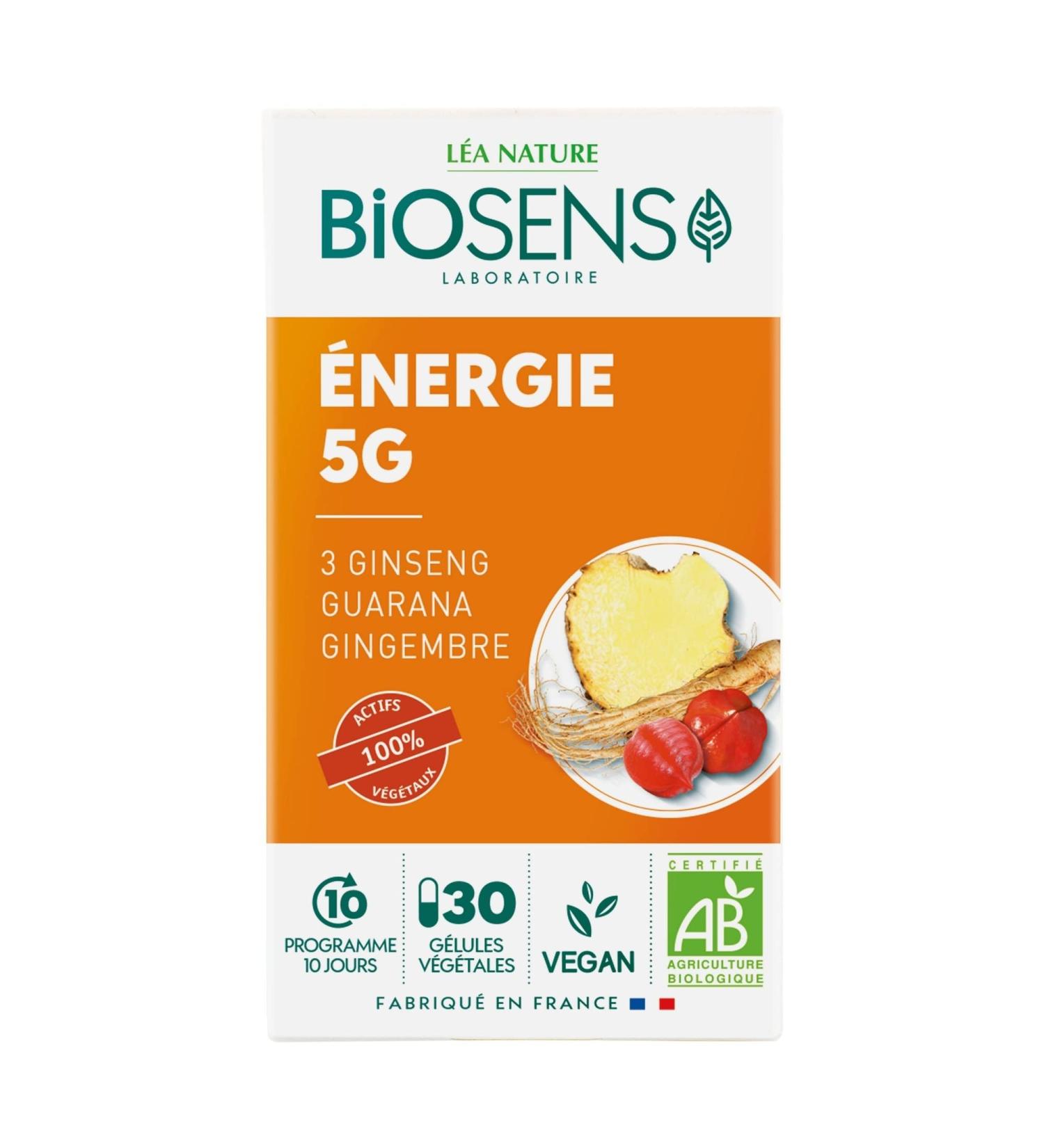 Biosens - Energy 5G vegetable capsule - Buy Online on GoSupps.com