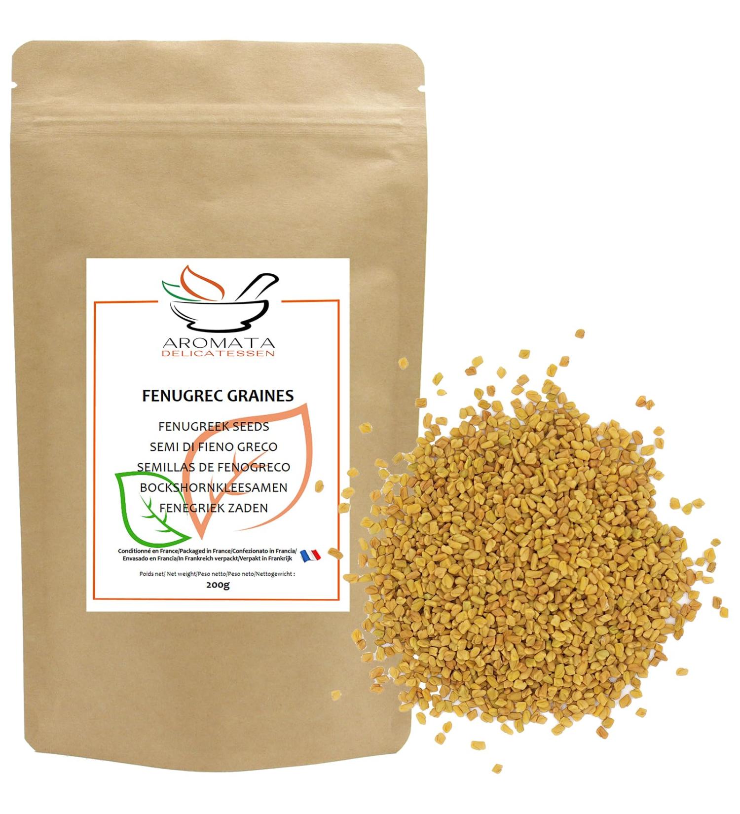 AROMATA Fenugreek Whole Seeds Origin India - 200g - Buy Online on GoSupps.com