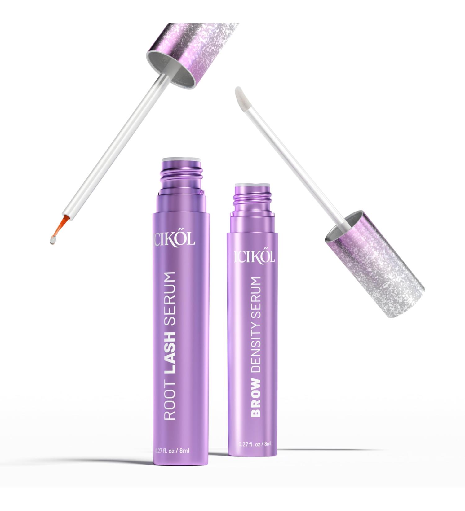 Lash & Brow Growth Serum Set - Eyelash & Eyebrow Serum with Biotin Peptides & Plant Extracts - Fuller Longer-Looking Lashes & Thicker Brows - Vegan Prostaglandin-Free 2 8ml Value Duo Lash & Brow Serum - 16mL - Buy Online on GoSupps.com