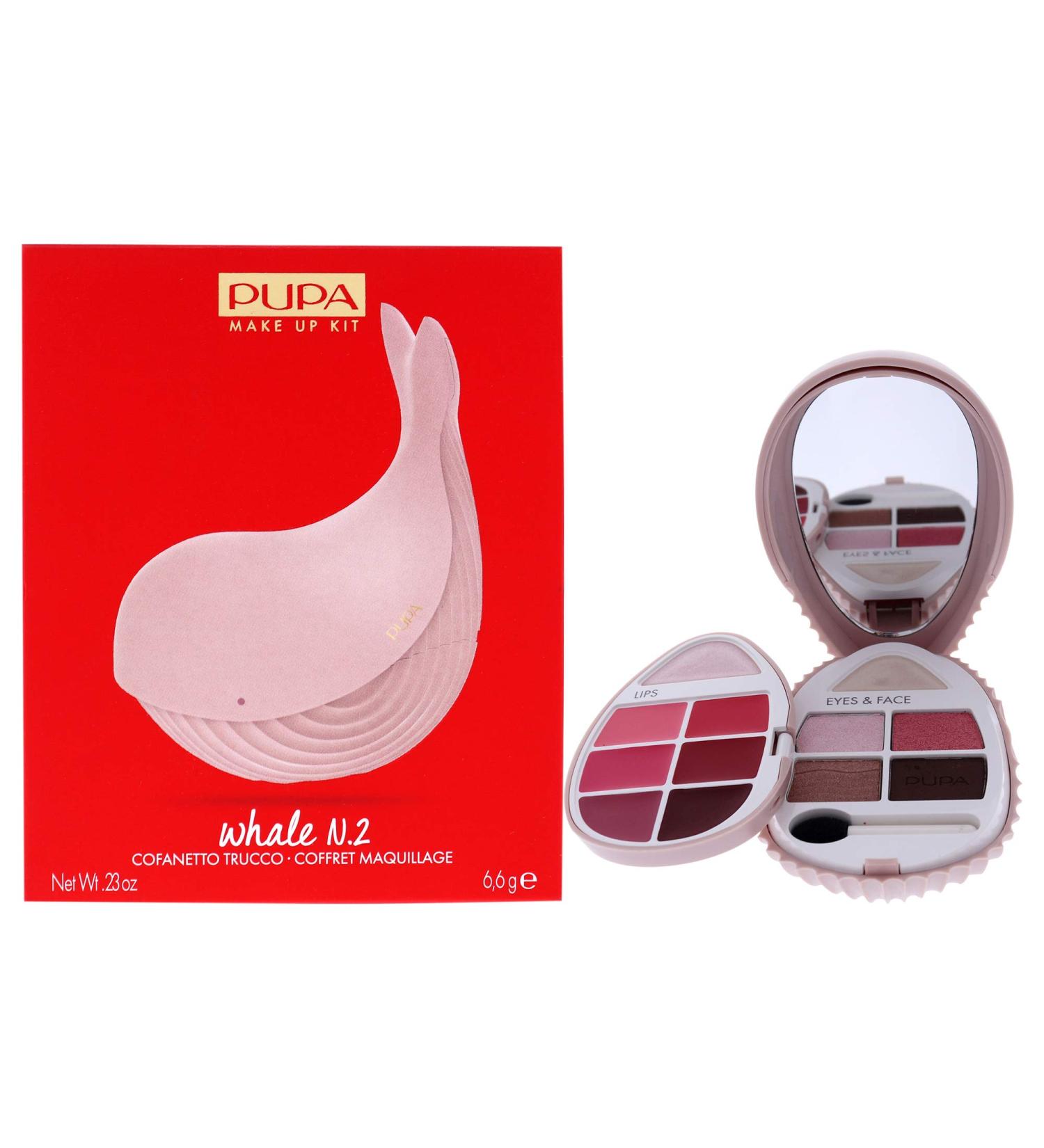 Pupa Milano Whale 2 Make Up Set - 011 Pink for Women | 6.5g | International Shipping Available - Buy Online on GoSupps.com