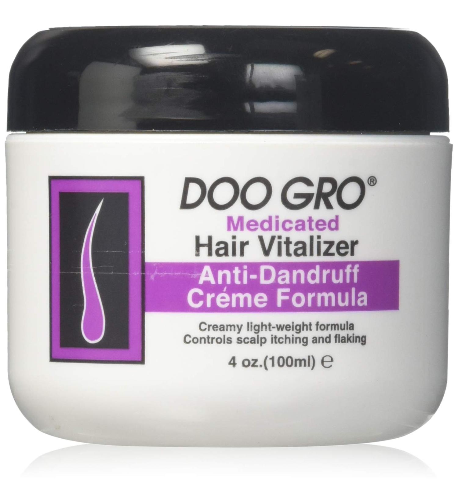 Doo Gro Medicated Vitalizer Anti-Dandruff Creme 4 Oz | Effective Dandruff Treatment | Buy Internationally - Buy Online on GoSupps.com