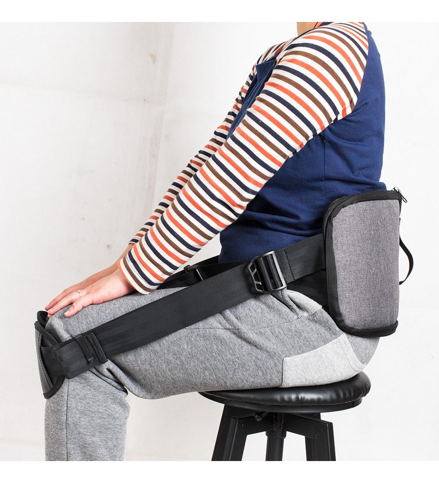 Back Support Belt for Pain Relief | Posture Correcting Harness for Low Back Pain & Sciatica | Comfort for Office Home & Outdoors - Buy Online on GoSupps.com