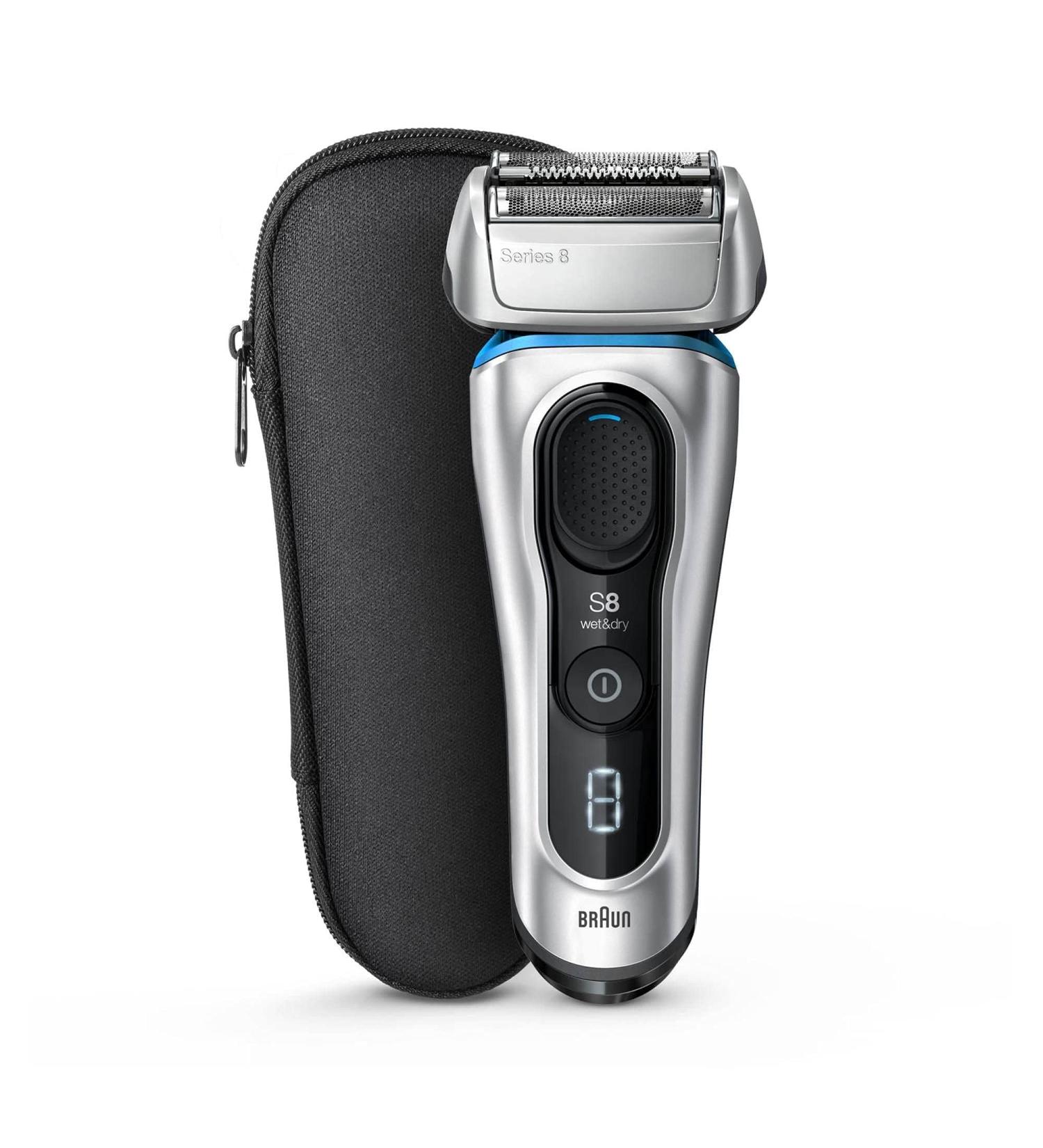 Braun 8 Series 8330S Wet & Dry Rechargeable Cordless Shaver/Shaver with Beard Density Readout