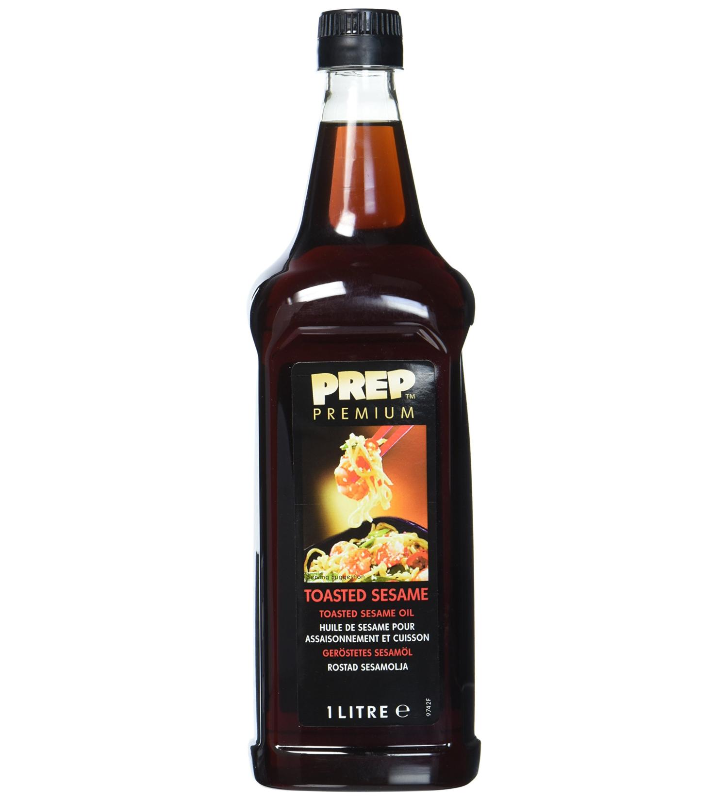 Prep Premium Roasted Sesame Oil - 1000ml PET | Ideal for Asian Cuisine & High-Heat Cooking - Buy Online on GoSupps.com