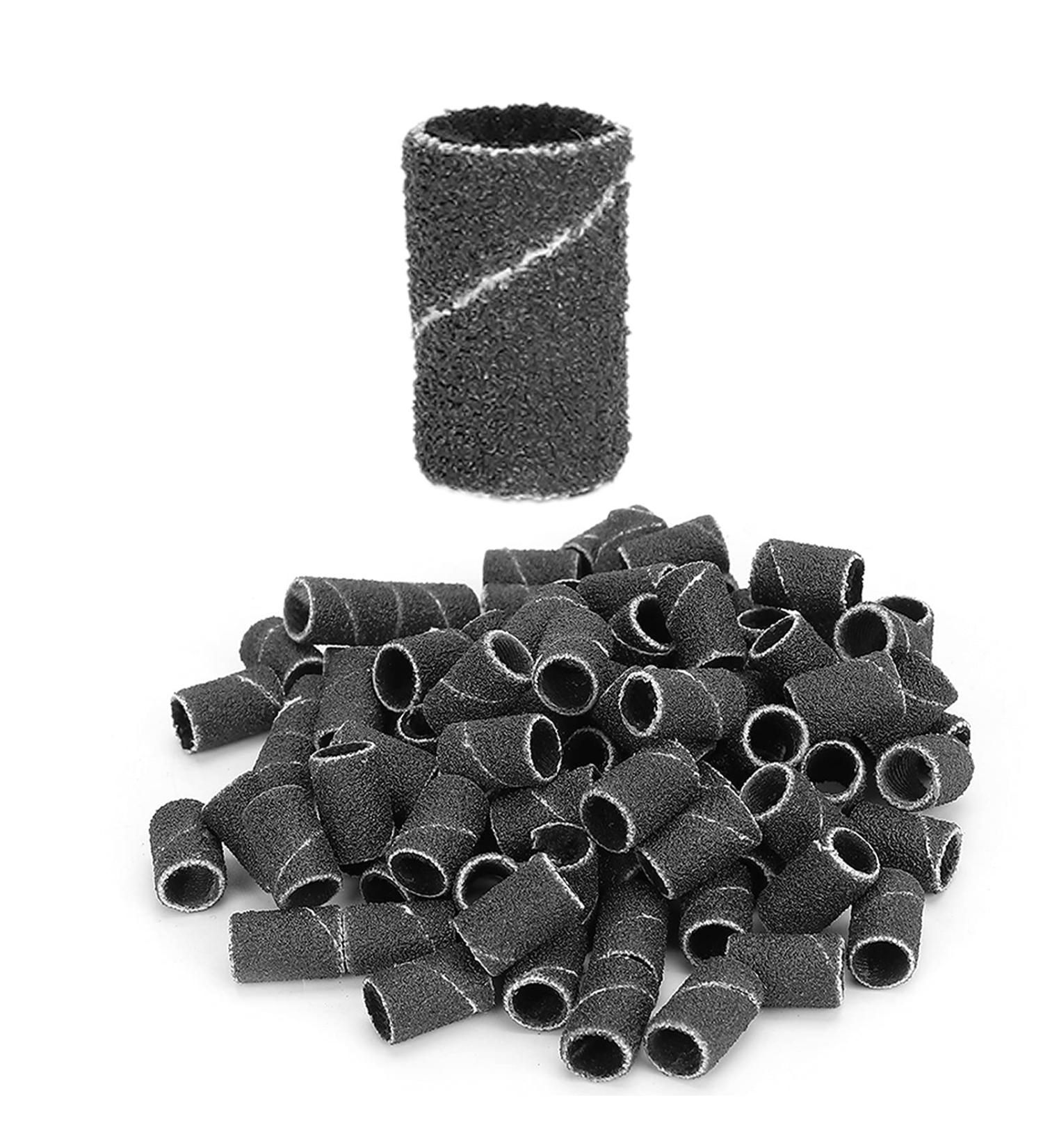 Sanding Bands For Nail Drill Nail Art Sanding Bands Replacement 240 Grit Nail Sanders Surface Nail Sanding Bands for Nail Drill(HQ-12 black 120#) - Buy Online on GoSupps.com