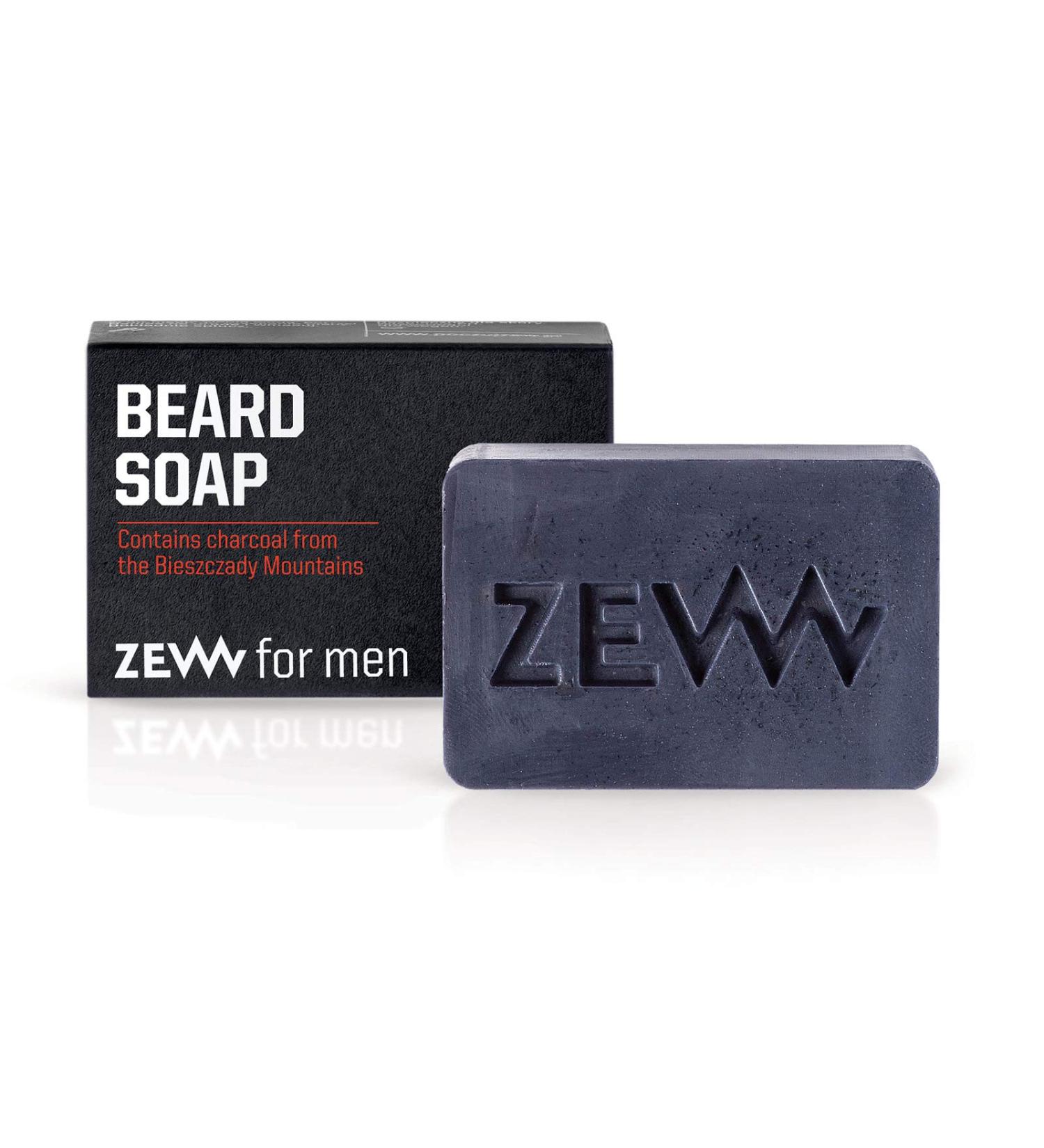 Buy Natural Beard Soap Bar with Activated Carbon - 81g | Nourish & Cleanse Your Beard Naturally - Buy Online on GoSupps.com