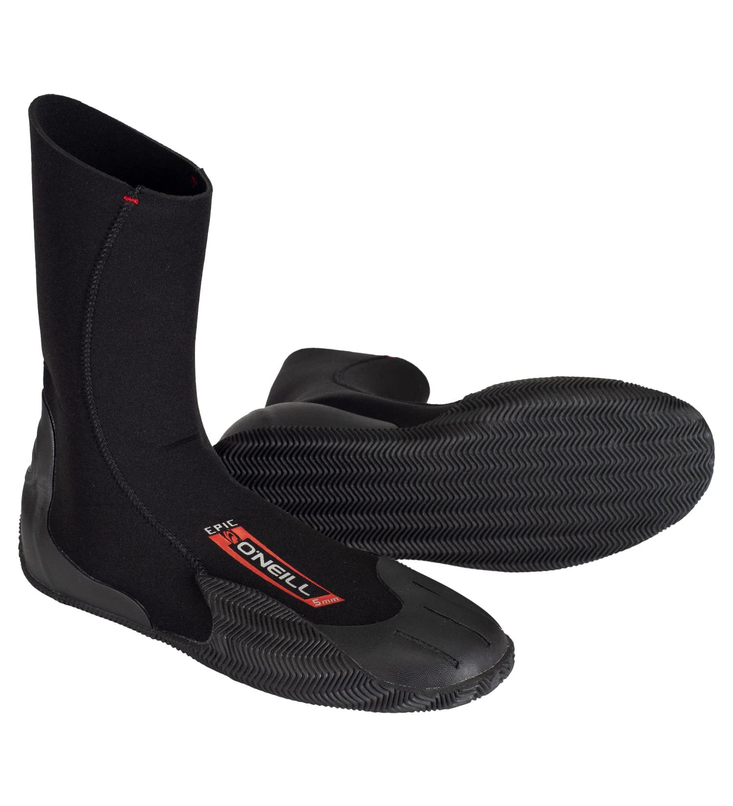 O'Neill Wetsuits Unisex-Adult Epic 5mm Booties Swimsuit Separates 10 Black