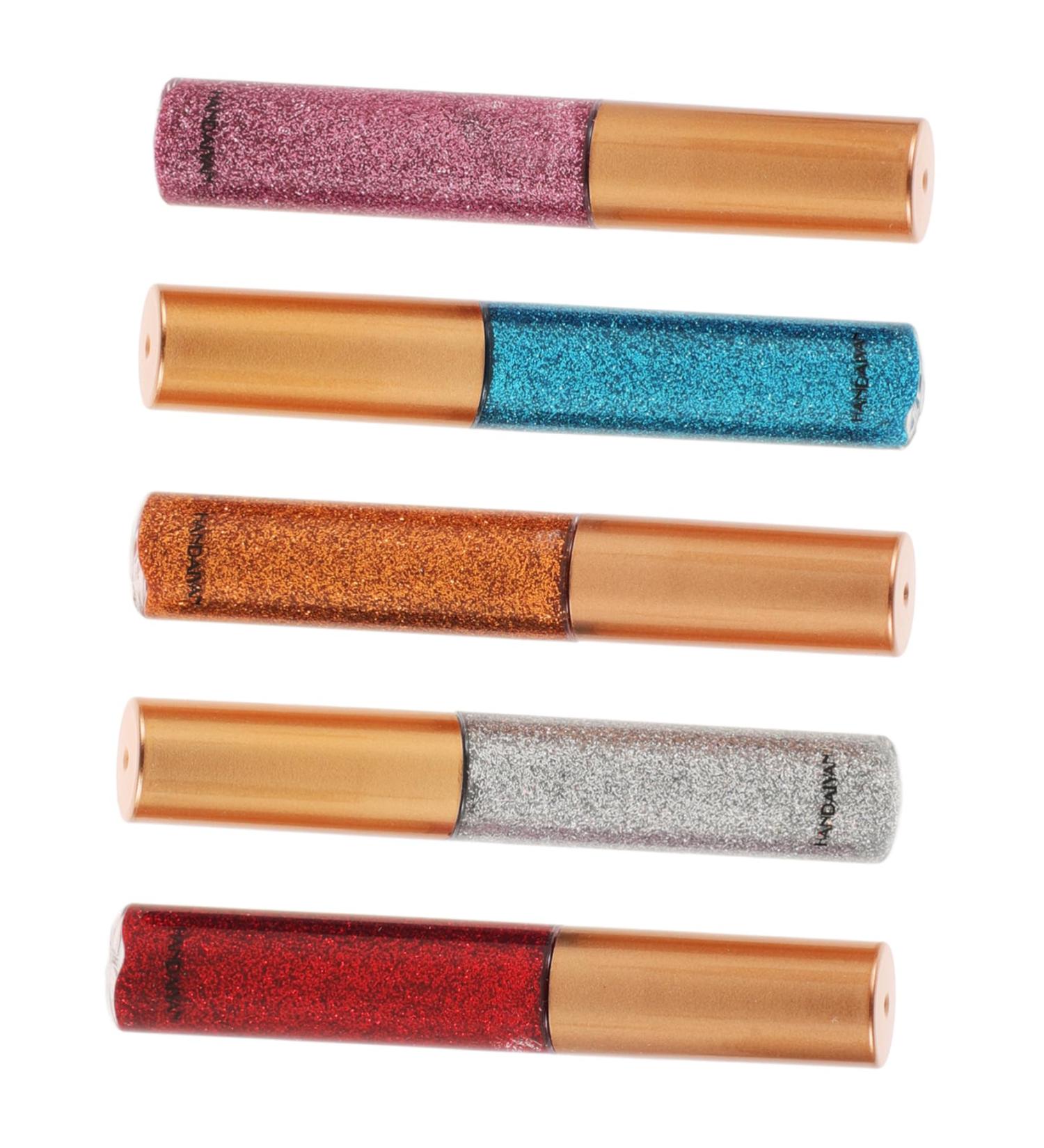 TOVINANNA 5pcs Eyeshadow Stick Gold Eyeliner Glitter Eye Liner Liquid Metallic Eye Shadow - Buy Online on GoSupps.com