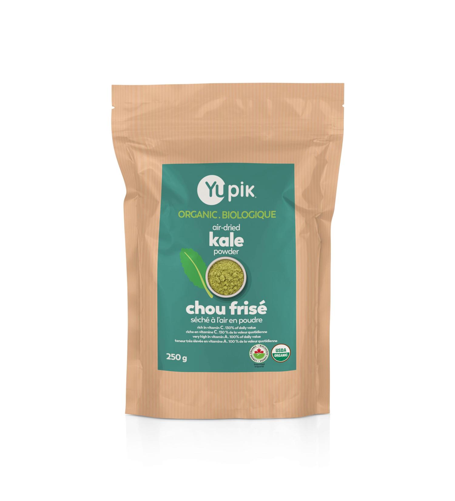 Yupik Organic Kale Powder 250 Gram 6 Count 1.5 kg