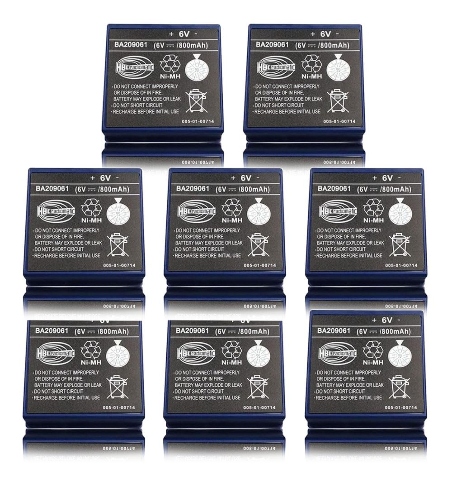Buy 8 Pack 800mAh 6V BA209061 NI-MH Batteries - Compatible with HBC BA209061 Remote Control Pump Truck - Buy Online on GoSupps.com