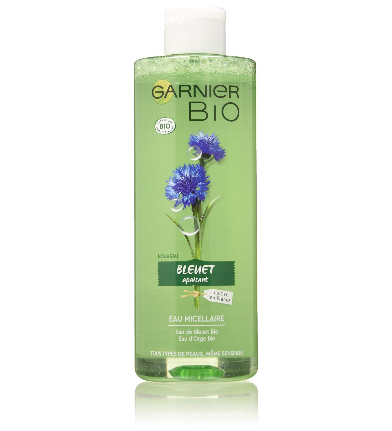 Garnier Bio Micellar Cleansing and Makeup Removing Water Organic Cornflower Water For Sensitive Skin and Eyes 400 ml - Buy Online on GoSupps.com
