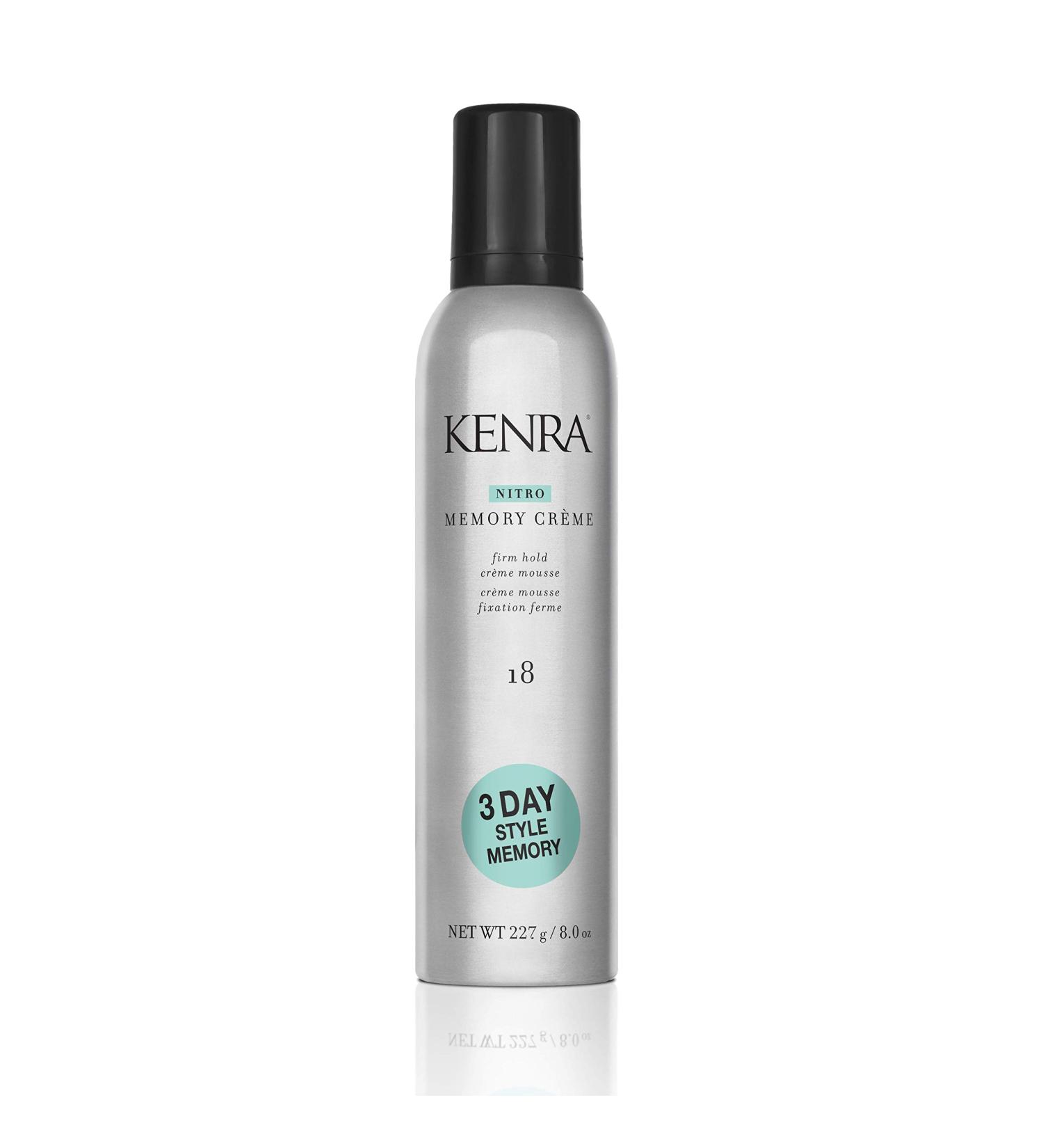 Kenra Nitro Memory Cr me 18 | Firm Hold Mousse for All Hair Types | 3 Day Style Memory | 8oz (Pack of 1) - Buy Online on GoSupps.com