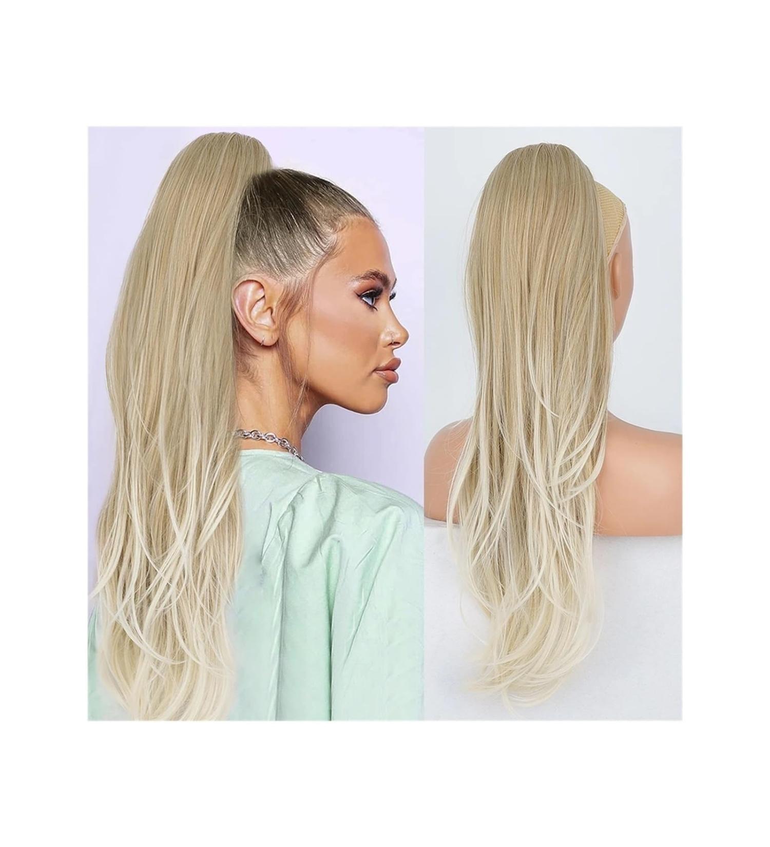 Ponytail Extension Drawstring Ponytail Extension 26 Inch Long Wave Pony Tails Hair Extensions for Women Synthetic Fake Ponytails Natural Looking Ponytail Hairpieces Ponytail Hairpiece for Women (Co 26inches 002 - Buy Online on GoSupps.com