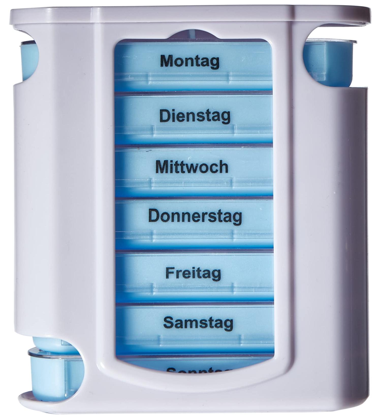 Osma Weekly Pill Box 13x11x4cm - 1 Piece Tablet Organizer for Easy Medication Management | International Shipping - Buy Online on GoSupps.com