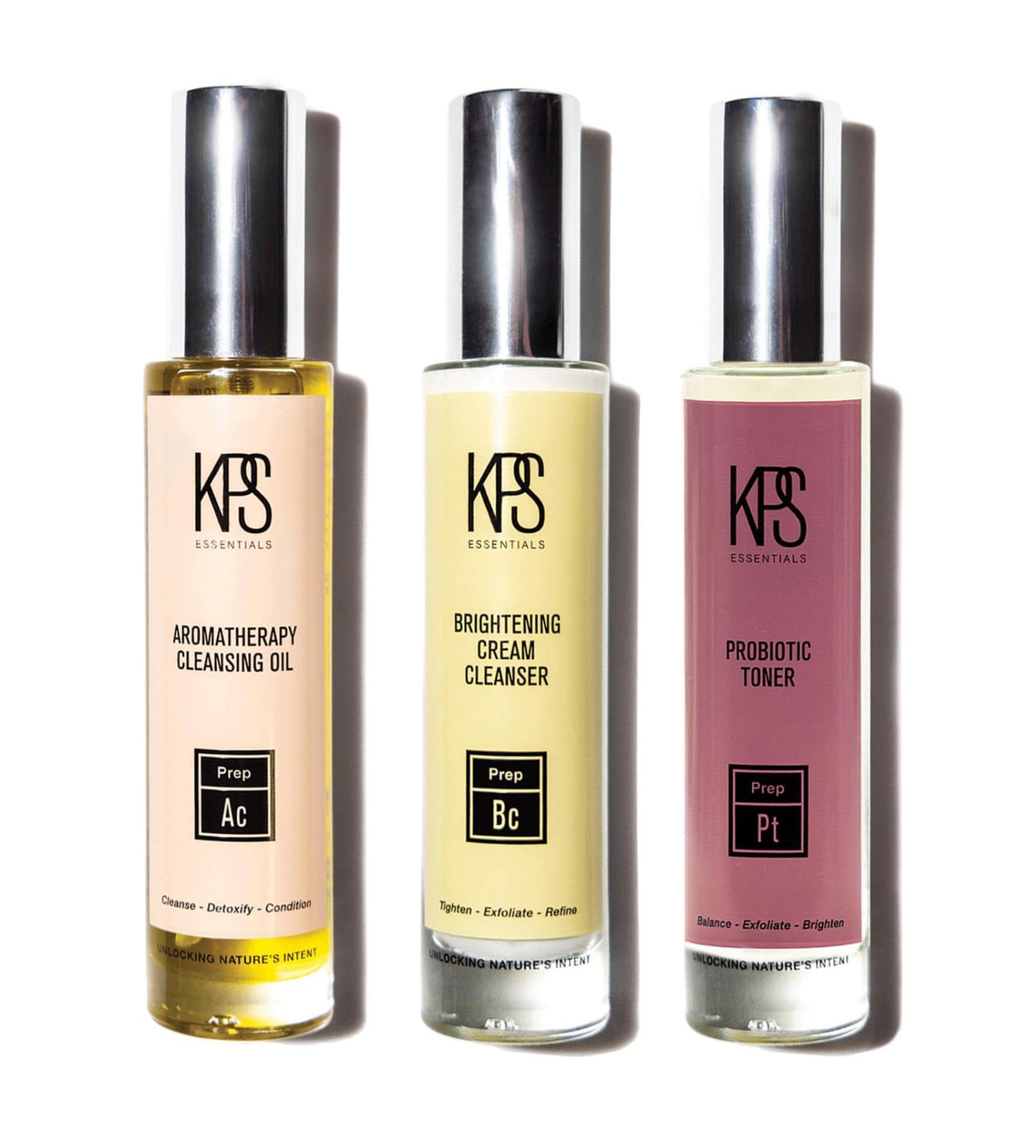 KPS Essentials Triple Cleansing Method - Deep Cleanse Brighten & Exfoliate | Oil Cream & Probiotic Toner for All Skin Types - Radiant & Refreshed Skin - Buy Online on GoSupps.com