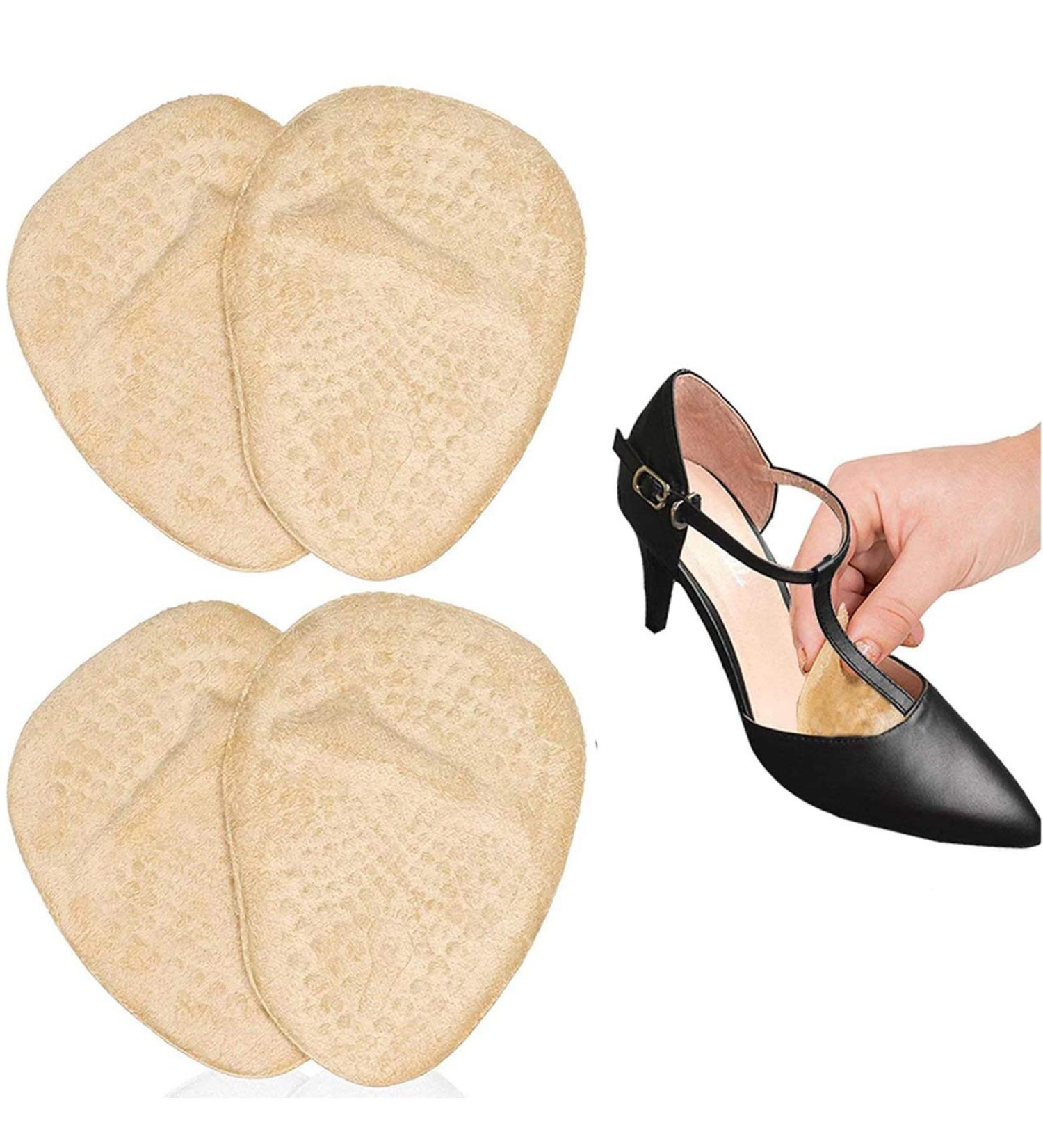 Ball of Foot Cushions for High Heels Metatarsal Pads for Women All Day Pain Relief Forefoot Pads Heel Snugs Shoe Inserts 2 Pairs - Buy Online on GoSupps.com