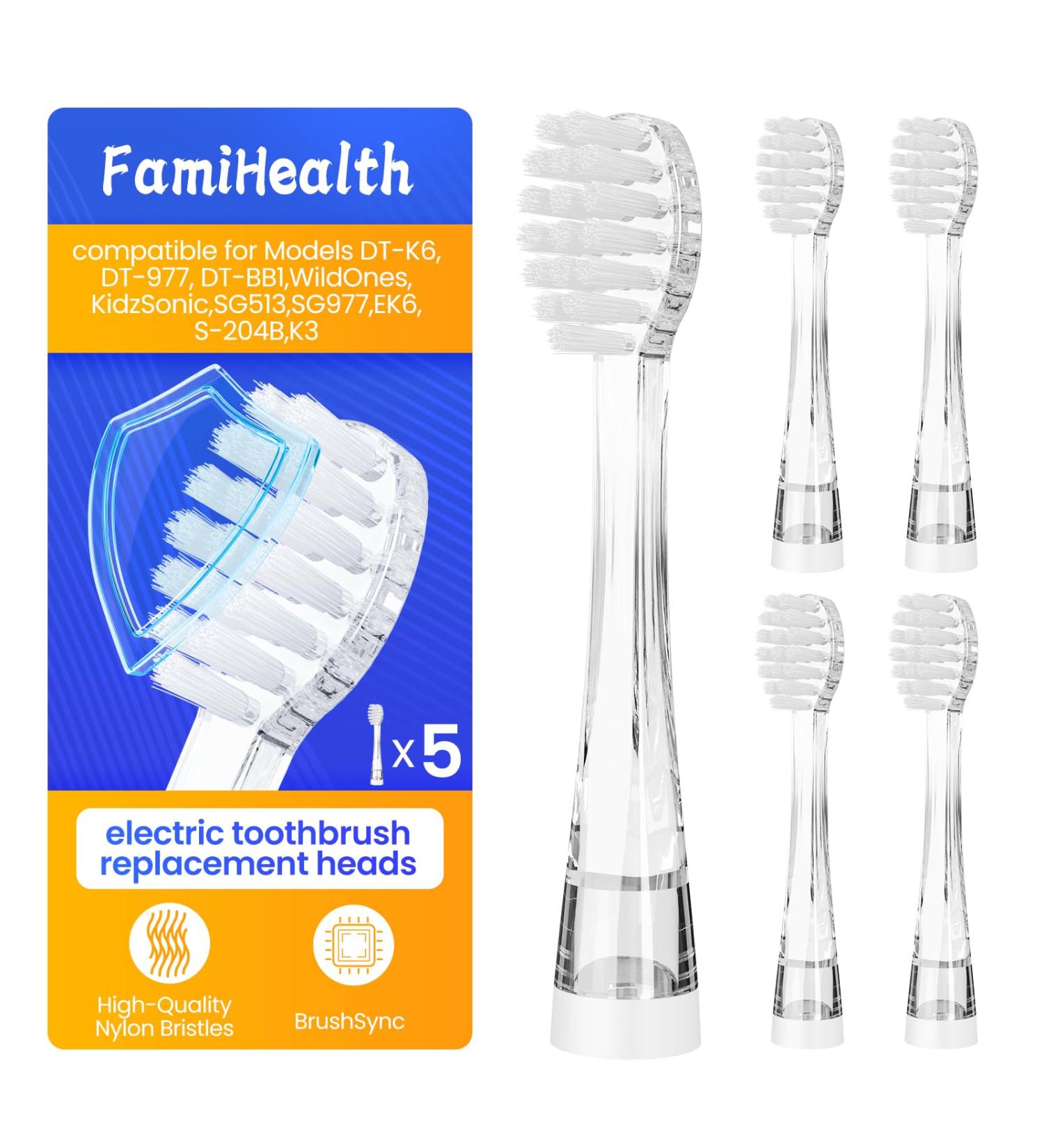 Baby Toothbrush Replacement Heads for Dada Tech Seago Brush-Baby & BabySmile | Compatible for 18-36 Months - Buy Online on GoSupps.com