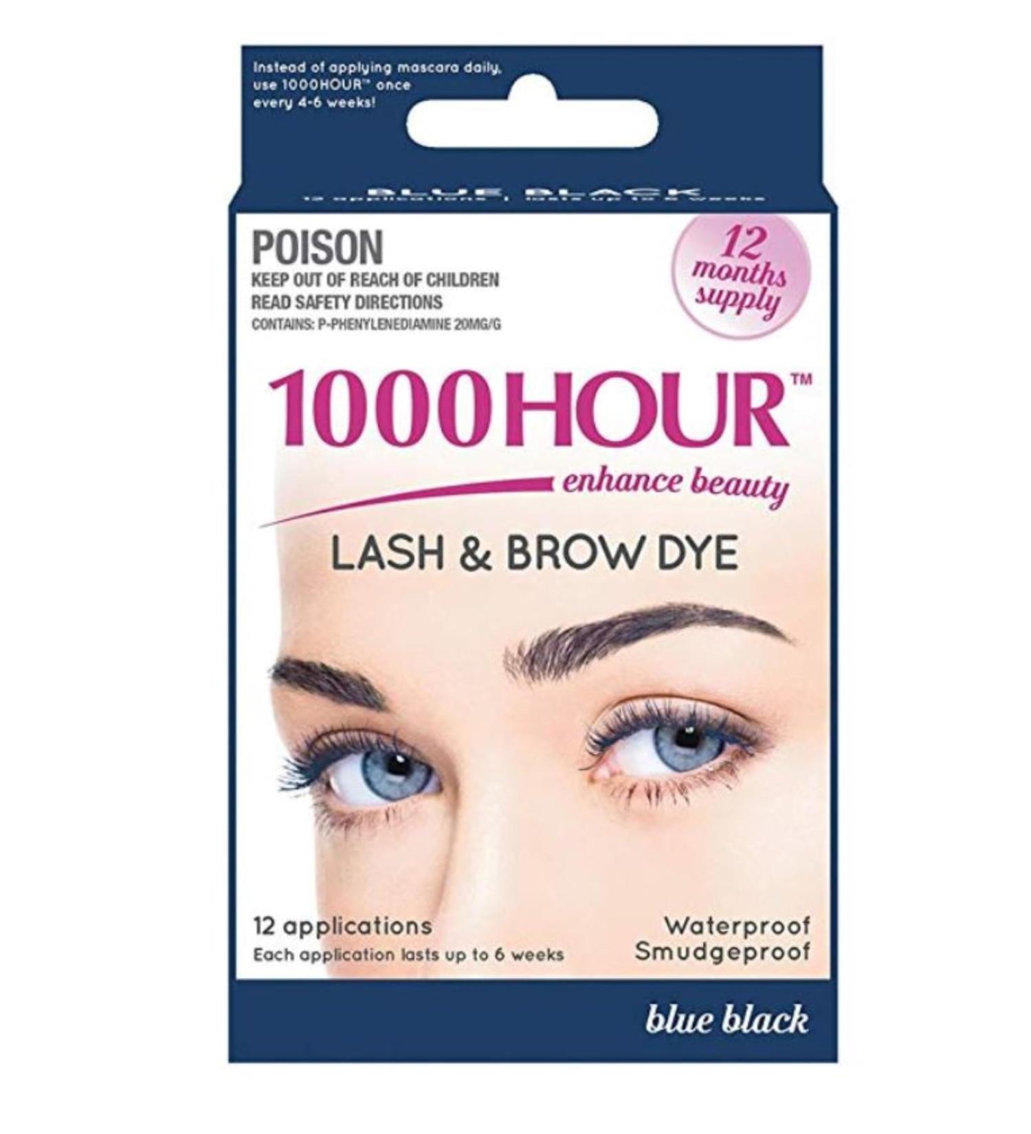 1000 Hour Professional Lash & Brow Kit - Long-Lasting Blue Black Brow Gel for Defined Brows - 12 Applications Up to 6 Weeks - Buy Online on GoSupps.com