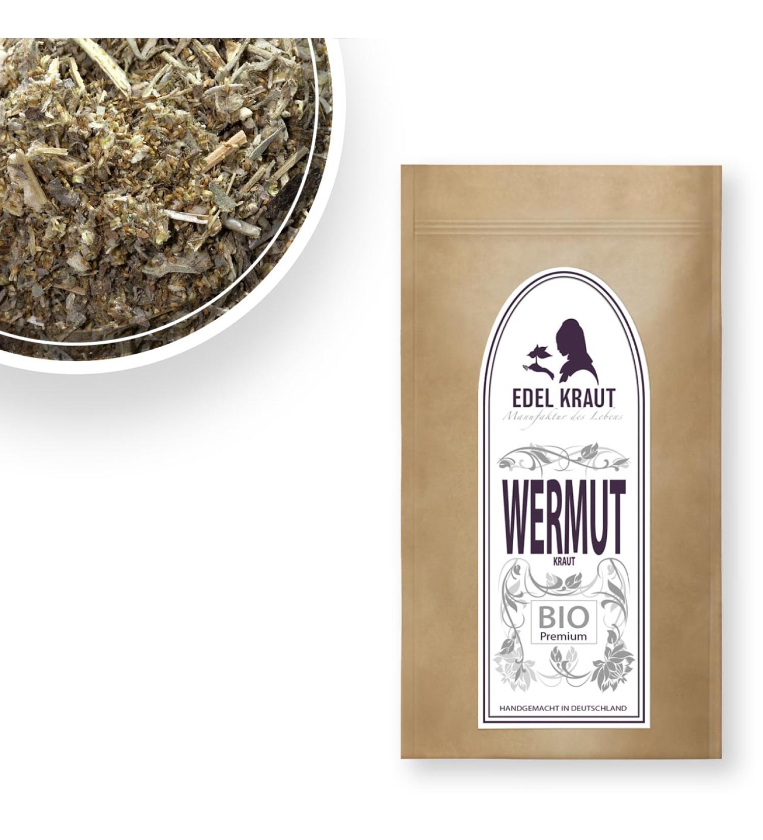 Buy Premium Organic Wormwood Tea - 100g Noble Herb | Dried & Cut Bio Wormwood | International Shipping - Buy Online on GoSupps.com