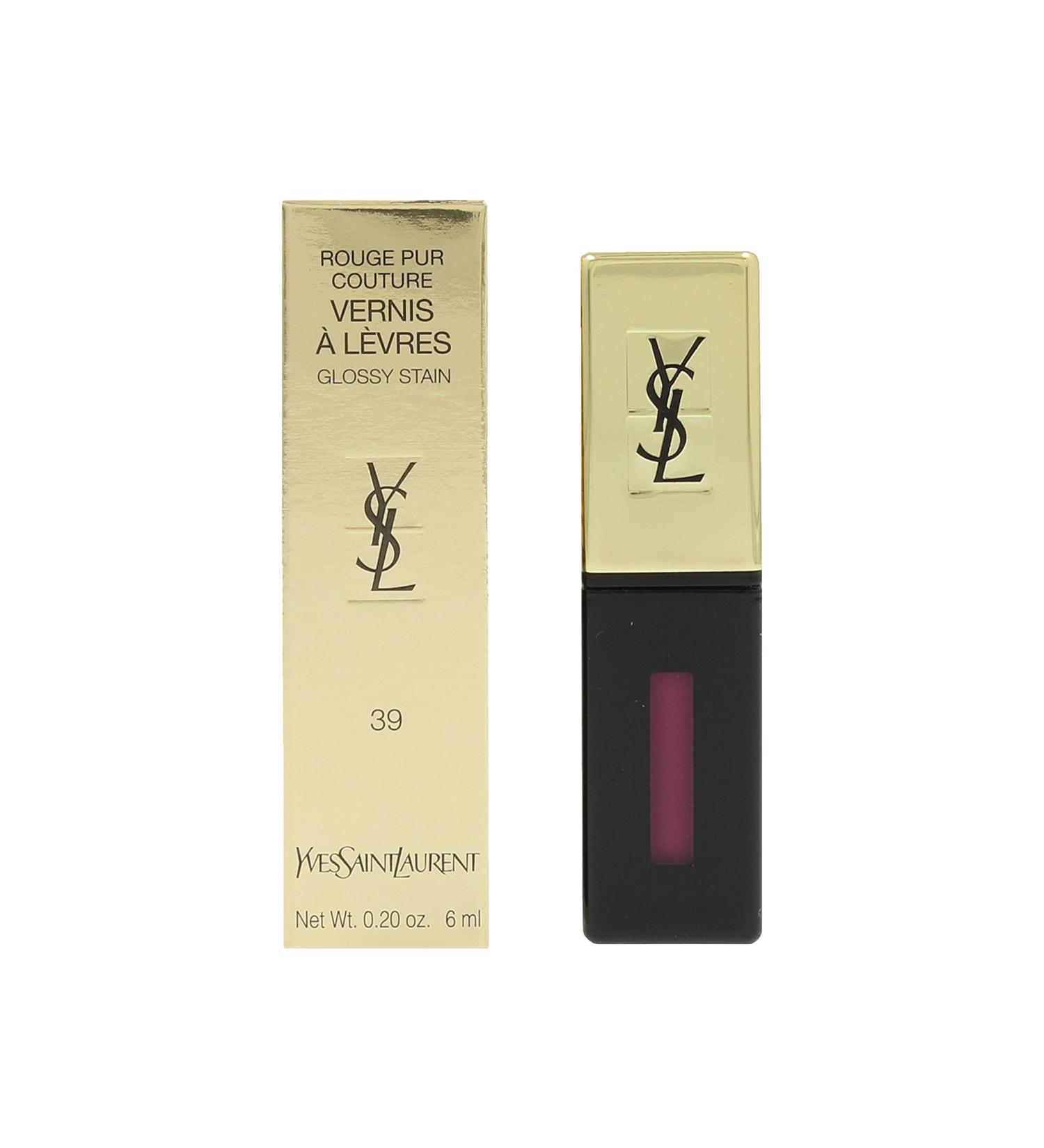 Yves Saint Laurent Rouge Pur Couture Vernis A Levres Glossy Stain No. 39 Mauve Glow - 0.2oz | Shop Internationally - Buy Online on GoSupps.com