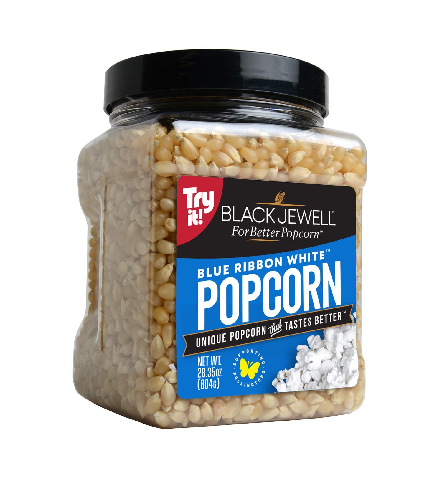 Black Jewell Blue Ribbon White Gourmet Popcorn Kernels 28.35oz - Pack of 1 - Buy Online on GoSupps.com