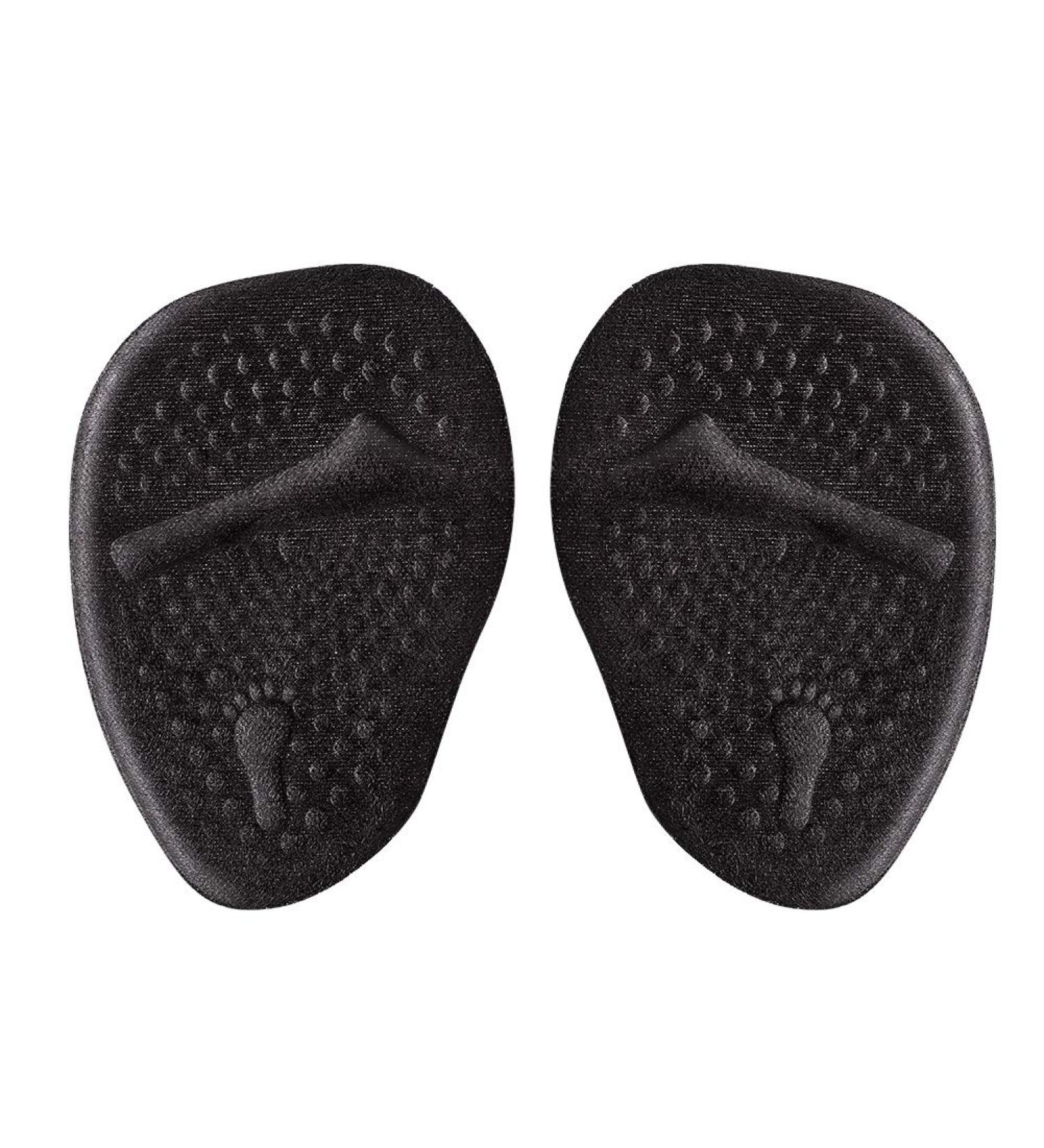 Suede Black Non-Slip Foot Pad (Two Pairs) for Forefoot Shock Absorption and Slip Resistance - Buy Online on GoSupps.com