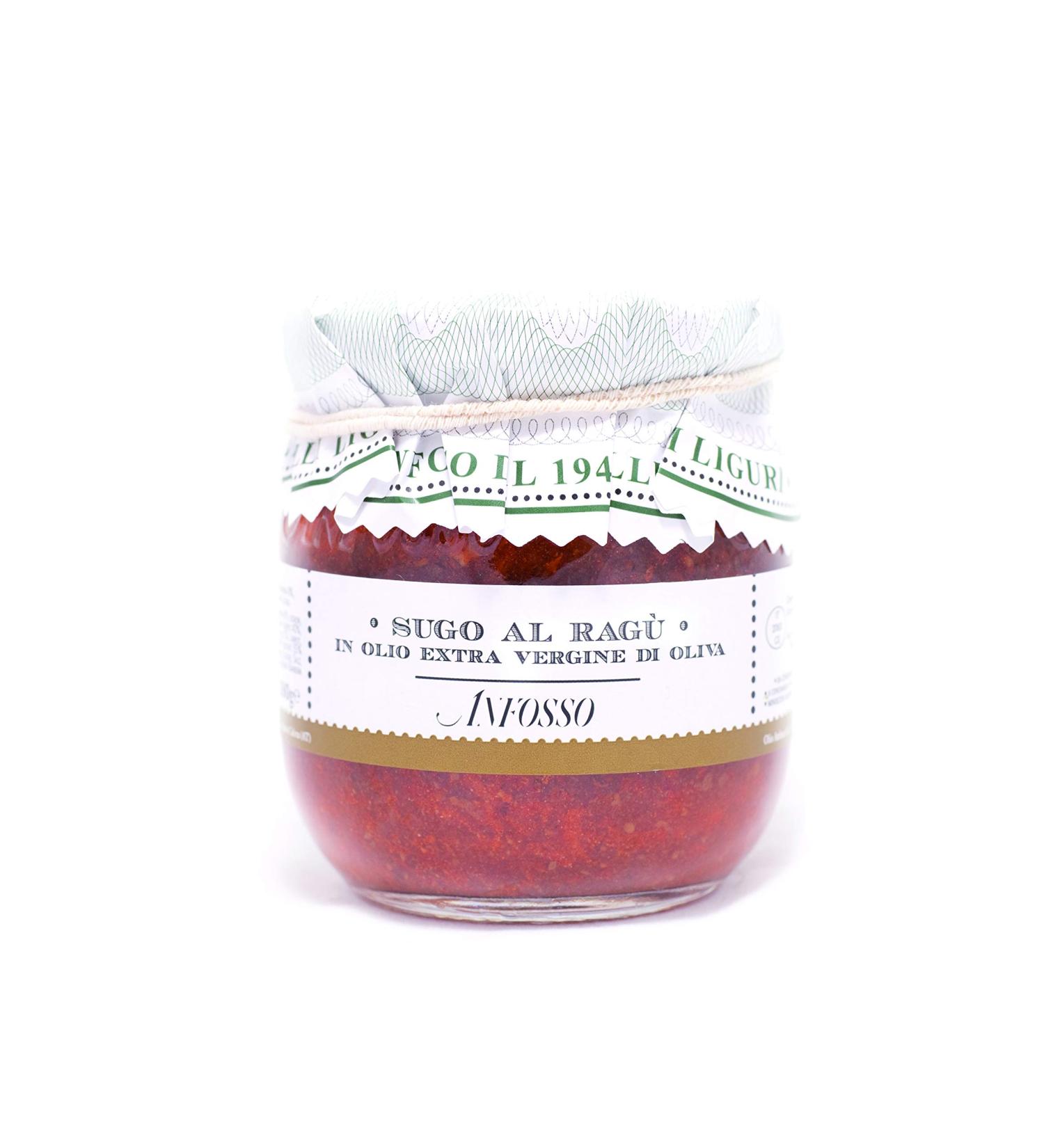 Olio Anfosso Ragout in Extra Virgin Olive Oil - 180g | Premium Italian Gourmet | International Shipping Available - Buy Online on GoSupps.com
