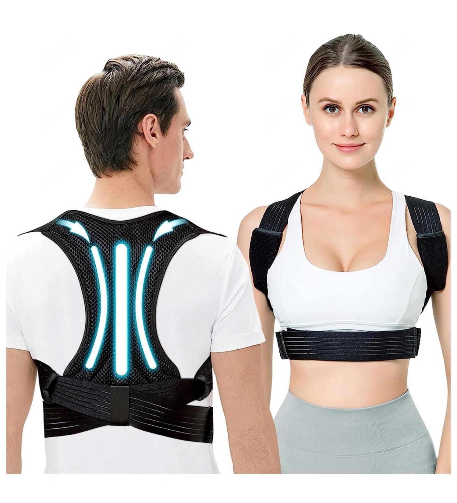 Meltor Adjustable Posture Corrector for Men & Women - Breathable Back Support Belt for Improved Posture - Buy Online on GoSupps.com