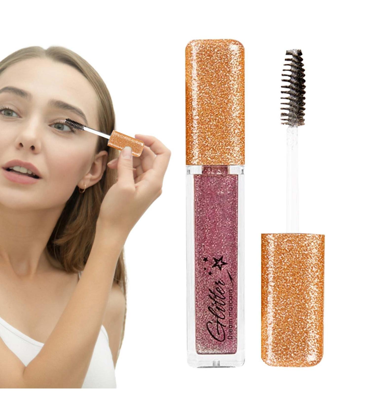 Color Mascara | 0.21 Oz Waterproof Long Lasting Sparkling Diamond Colorful Mascara Thickening Dazzling Lash Makeup for and Wedding Aezon 4 - Buy Online on GoSupps.com